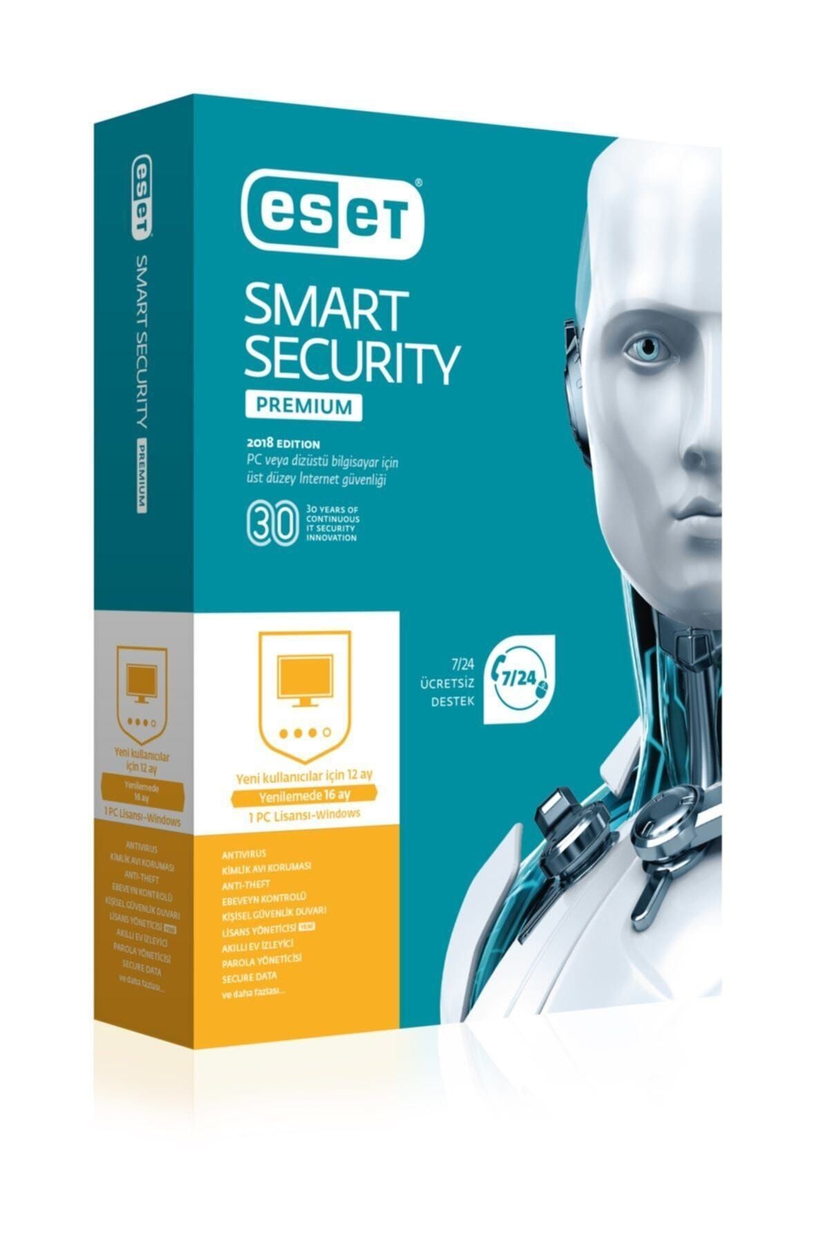 Eset Smart Securıty Premıum Kutu 1 Kullanıcı