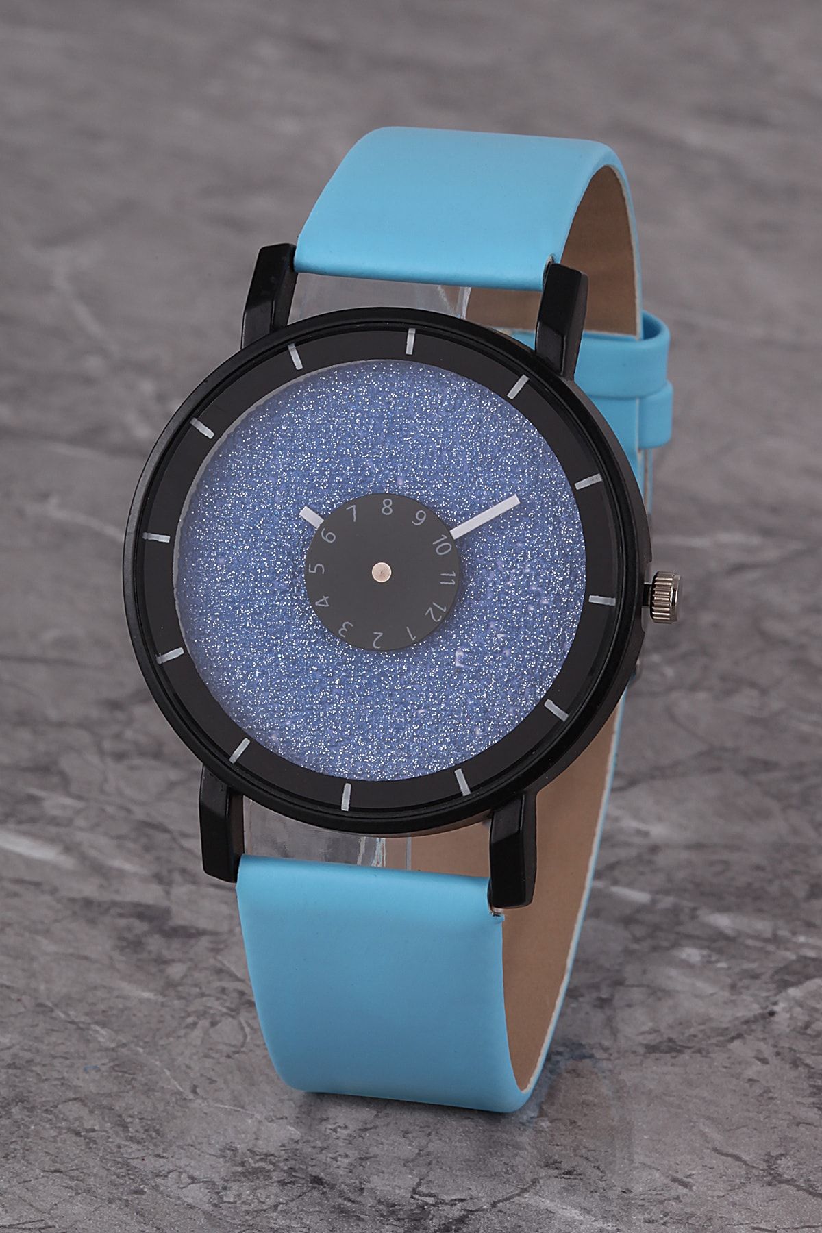 Polo55 Plkk017r06 Kadın Saat Mavi Tasarım Kadran Deri Kordon