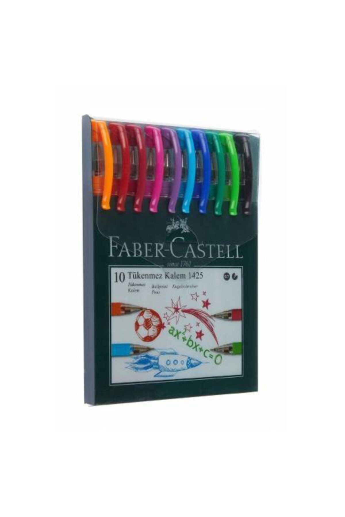 Faber Castell 10'lu Tükenmez Kalem Seti