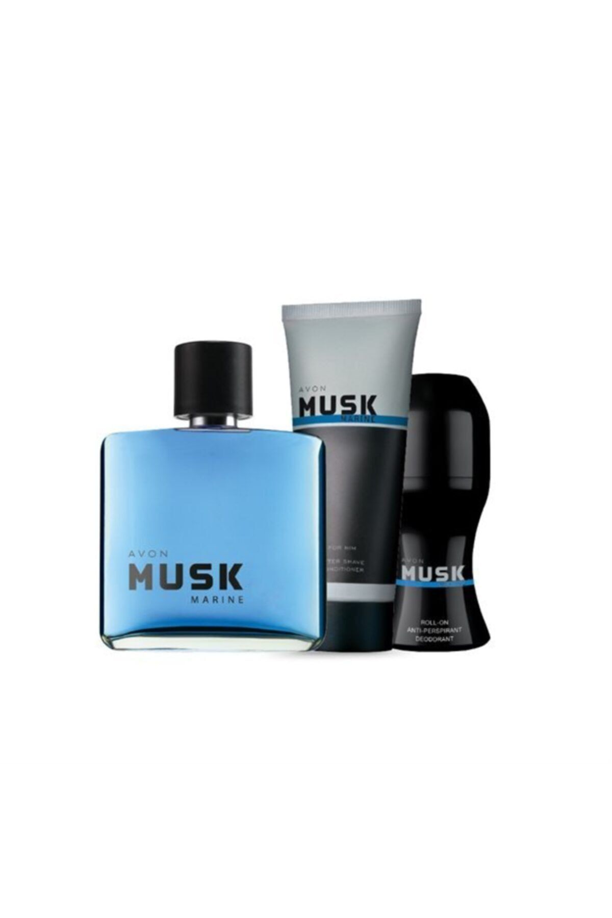 Avon Musk Marine Edt 75 ml Erkek Parfümü/roll-on/tıraş Sonrası Jeli