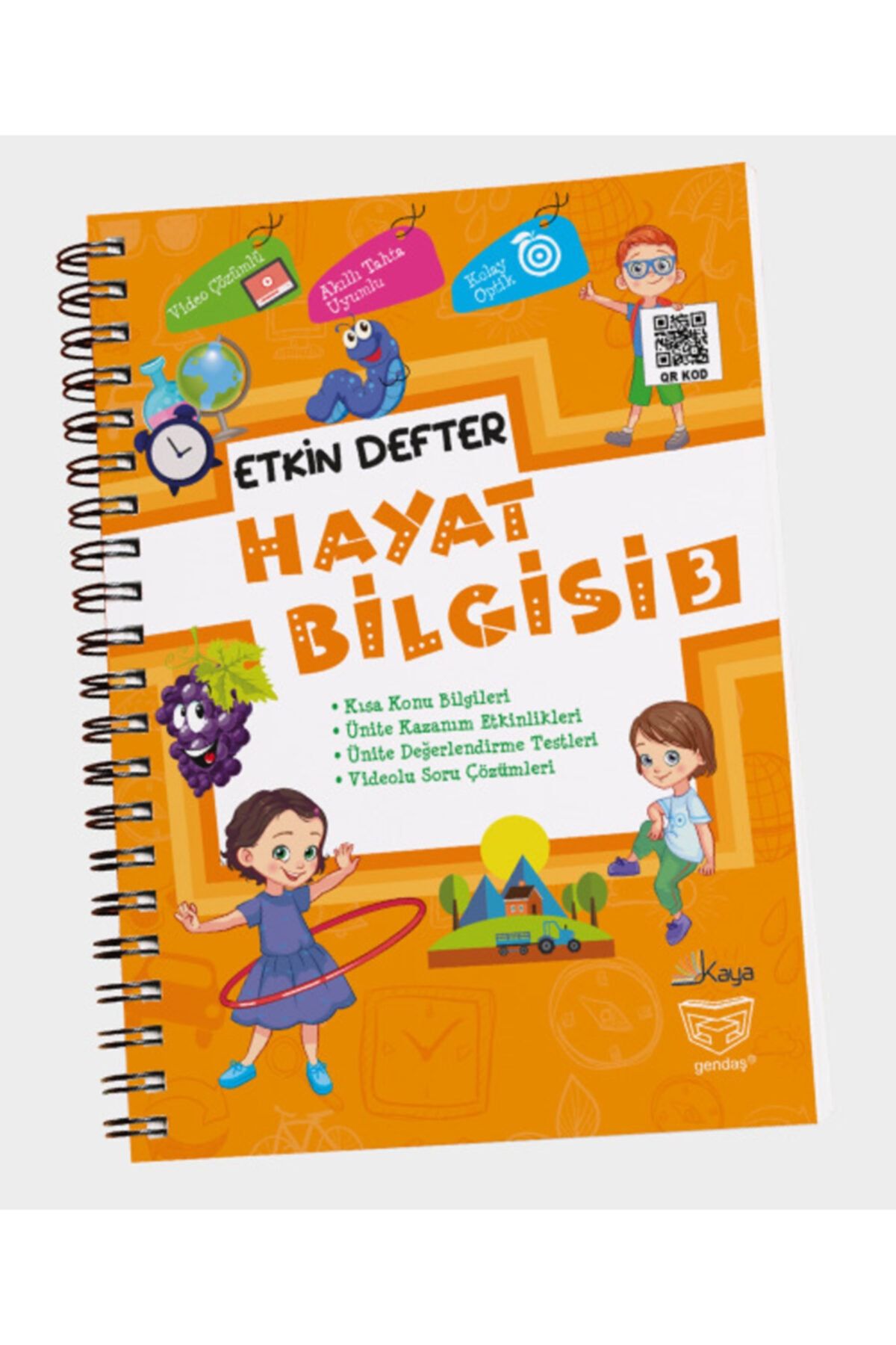DIGERUI Etkin Defter Hayat Bilgisi 3.sınıf Gendaş Yayınları