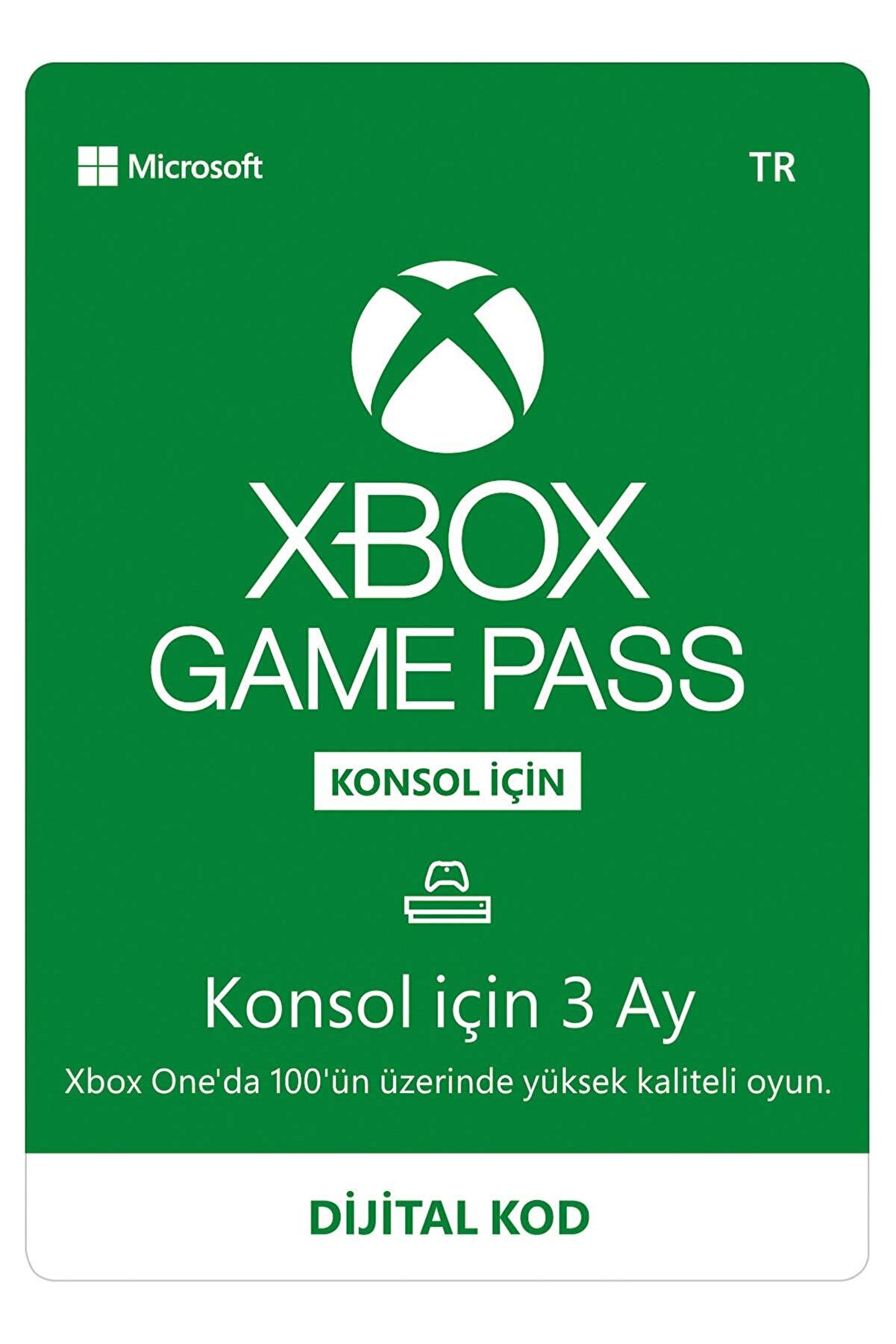 Microsoft Xbox Game Pass - 3 Ay