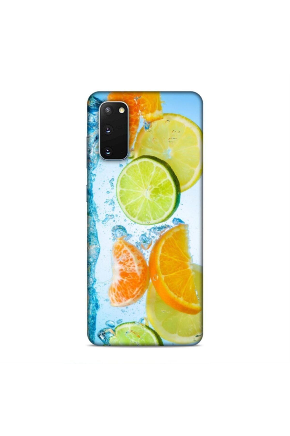 Pickcase Samsung Galaxy S20 Kılıf Desenli Arka Kapak Limonlar