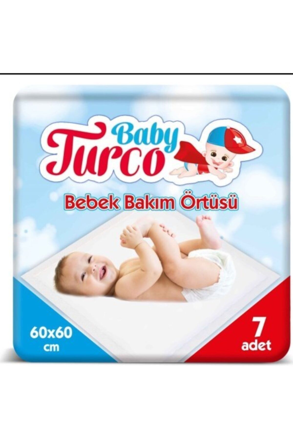 Baby Turco Bebek Bakım Örtüsü 60x60