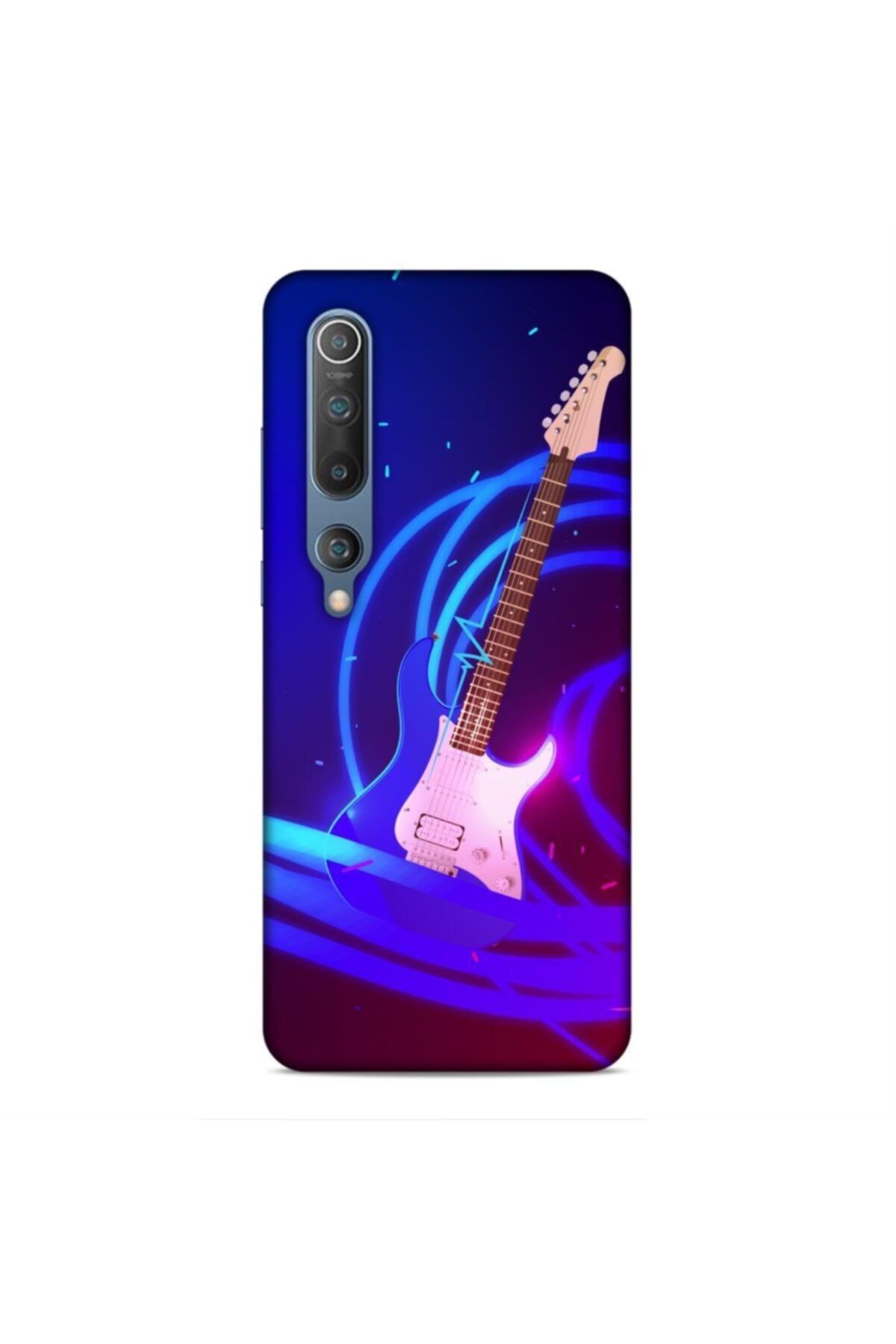 Pickcase Xiaomi Mi 10 Kılıf Desenli Arka Kapak Gitar