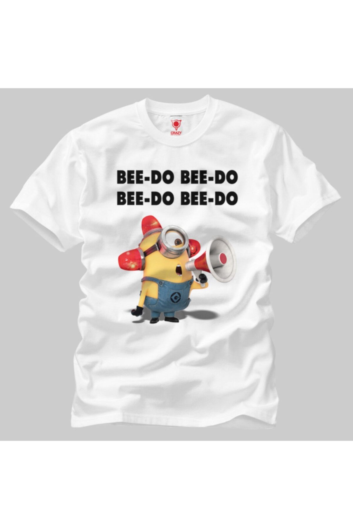 Crazy Minion Bee-do Bee-do Erkek Tişört