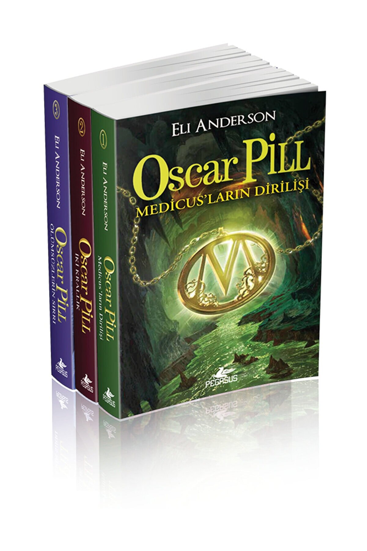 Pegasus Yayınları Oscar Pill Serisi Takım Set (3 Kitap) - Eli Anderson