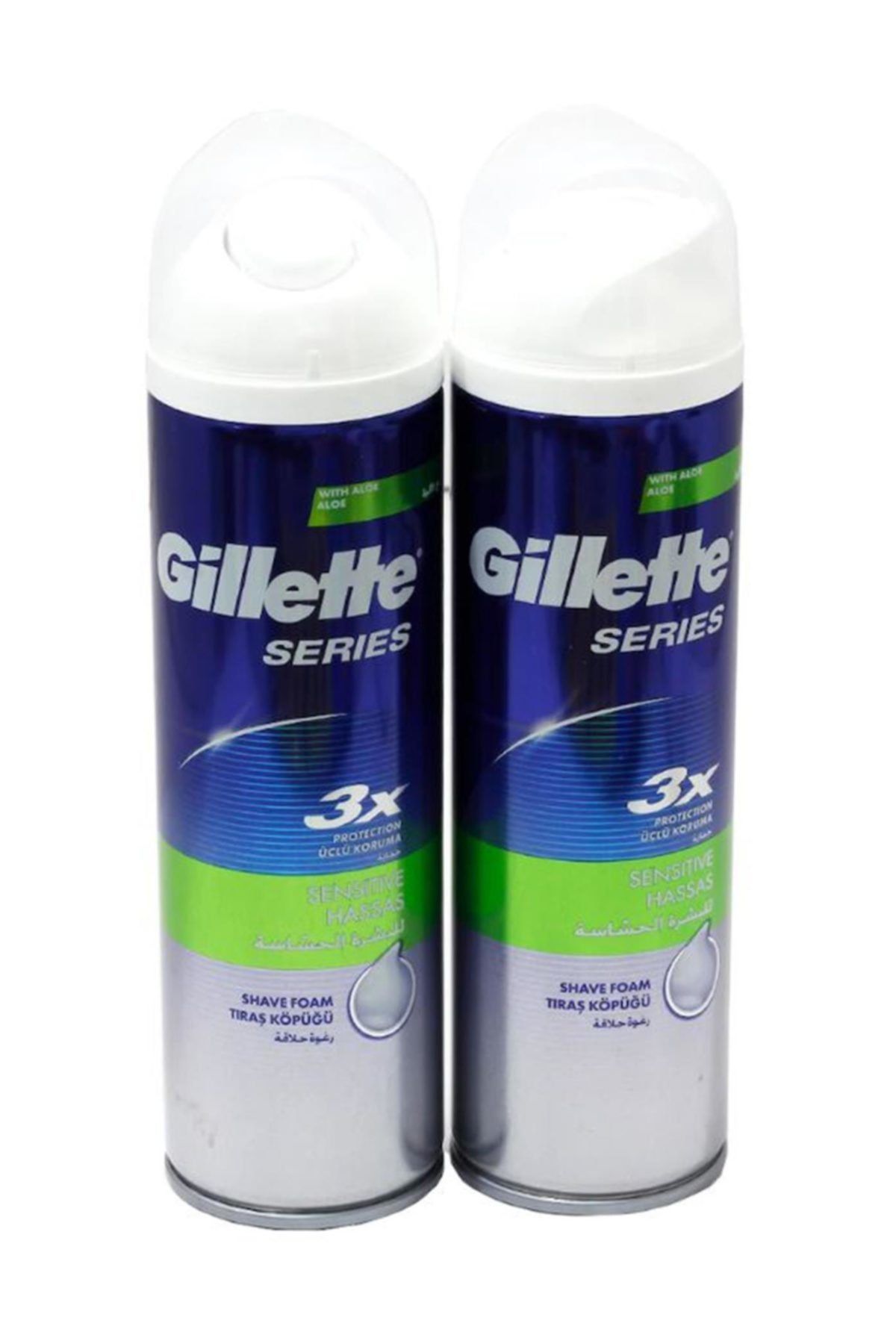 Gillette Tıraş Köpüğü Sensitive 250ml+250ml