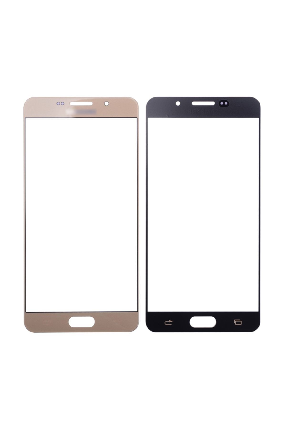Ally Mobile Ally Samsung Galaxy A710 A7 (2016) Için Touch Lens Dokunmatik Gold