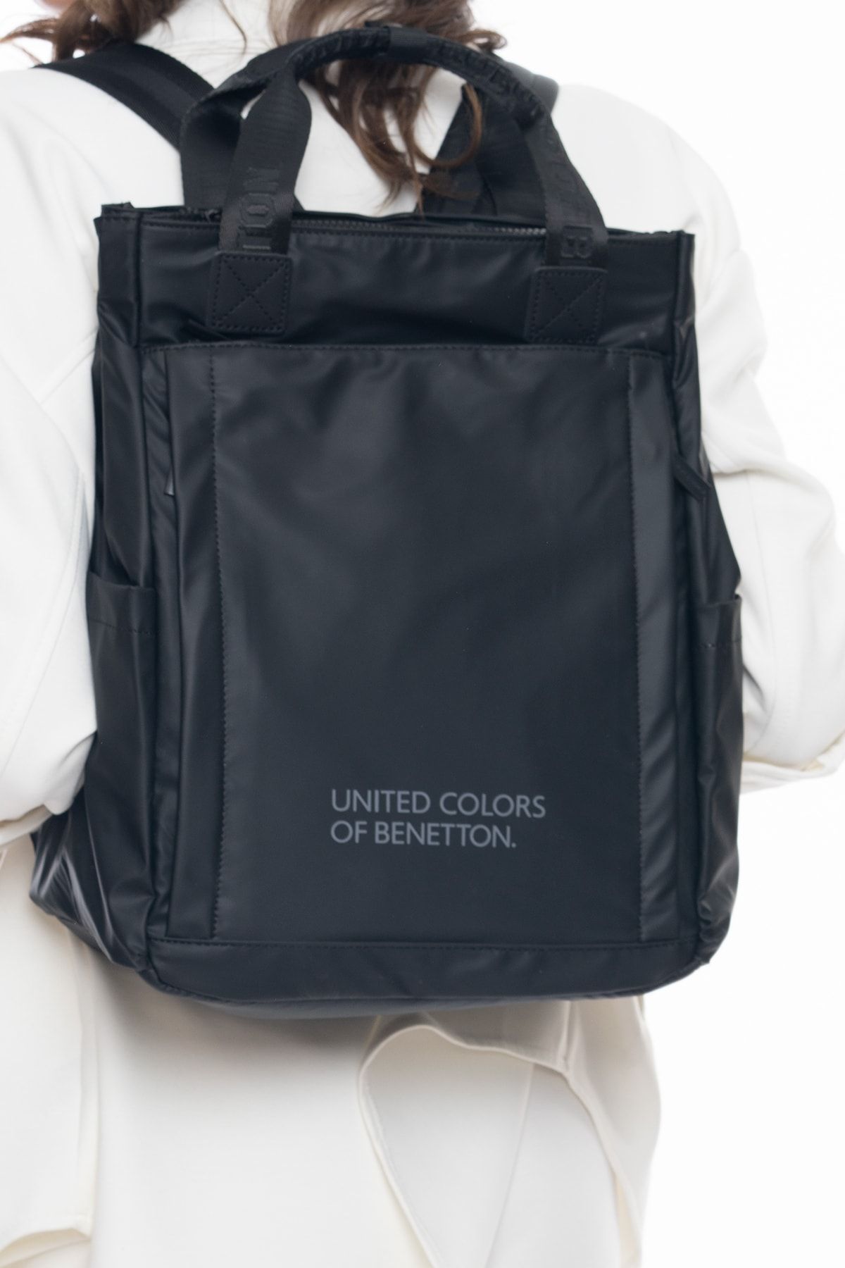 United Colors of Benetton Siyah Unisex Sırt Çantası BNT255