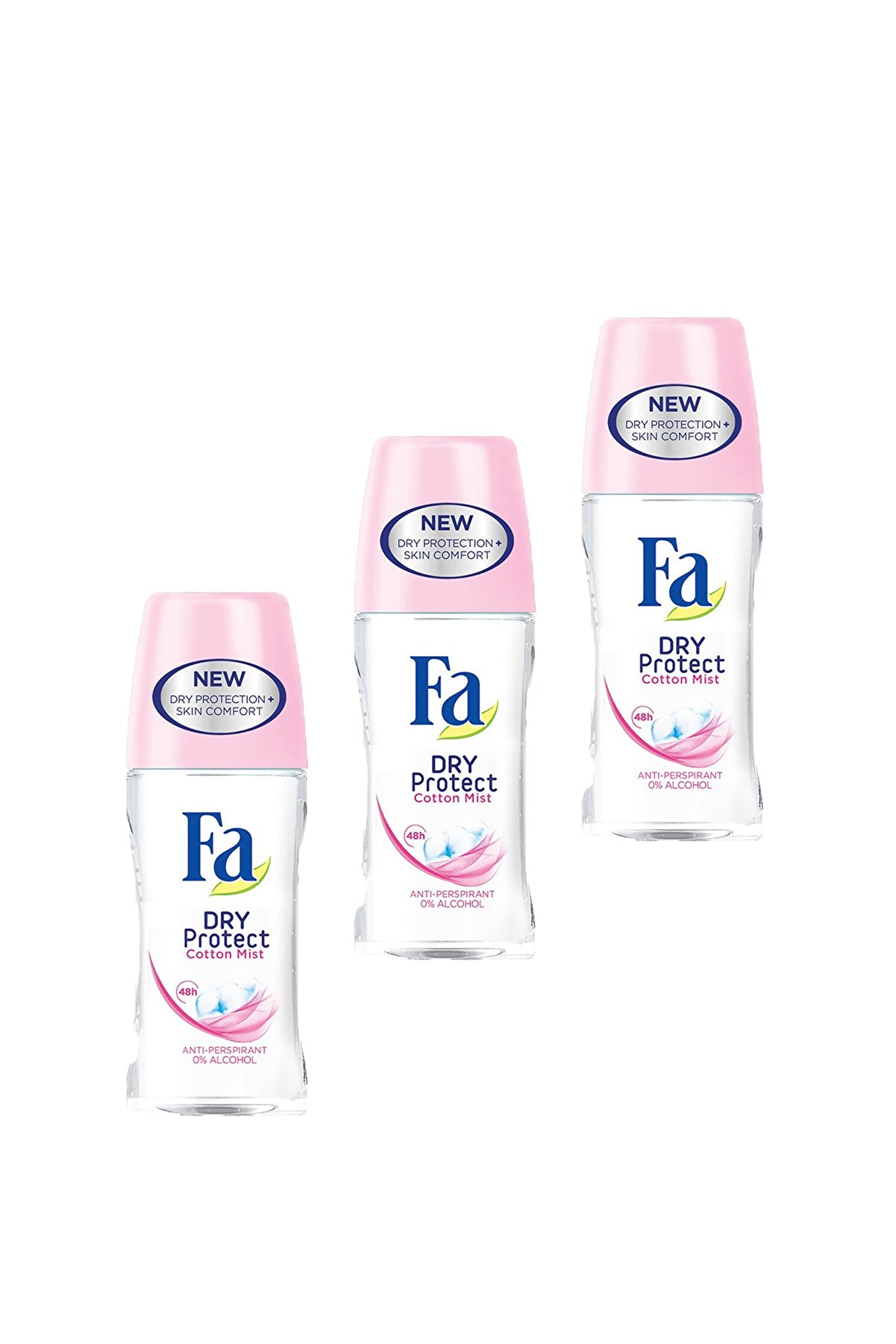 Fa Dry Protect Roll-On 50  ml  -3 Adet