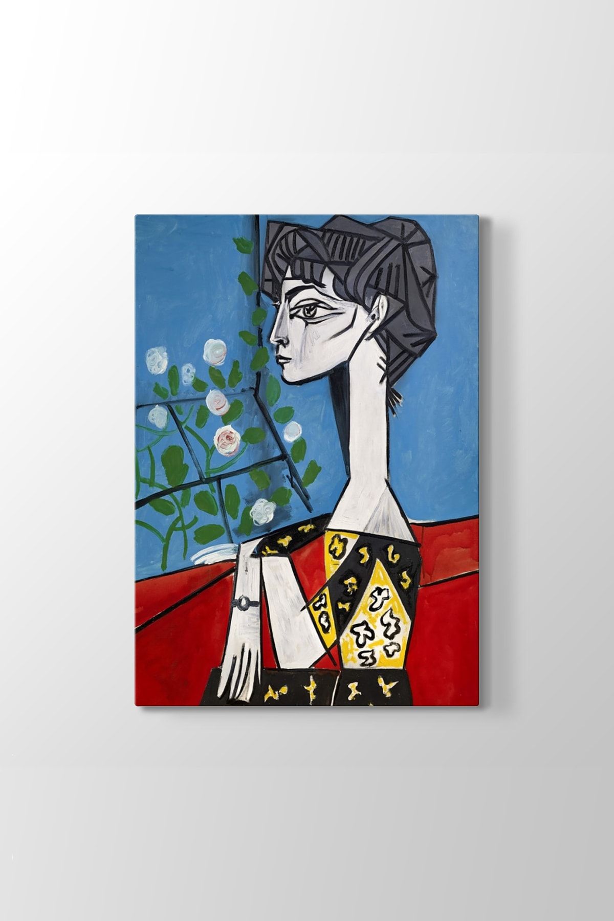 TabloShop Pablo Picasso - The Weeping Woman Tablosu (Model 2) - (ÖLÇÜSÜ 80 x 125 cm)