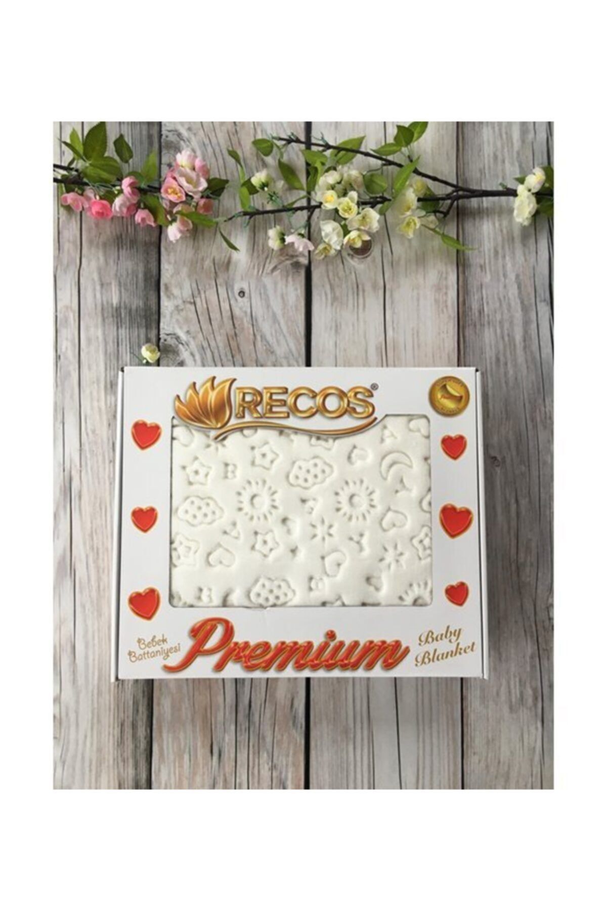 Recos Premium Kabartmalı Bebek Battaniyesi "100x120cm" 'mutlu Çocuk'