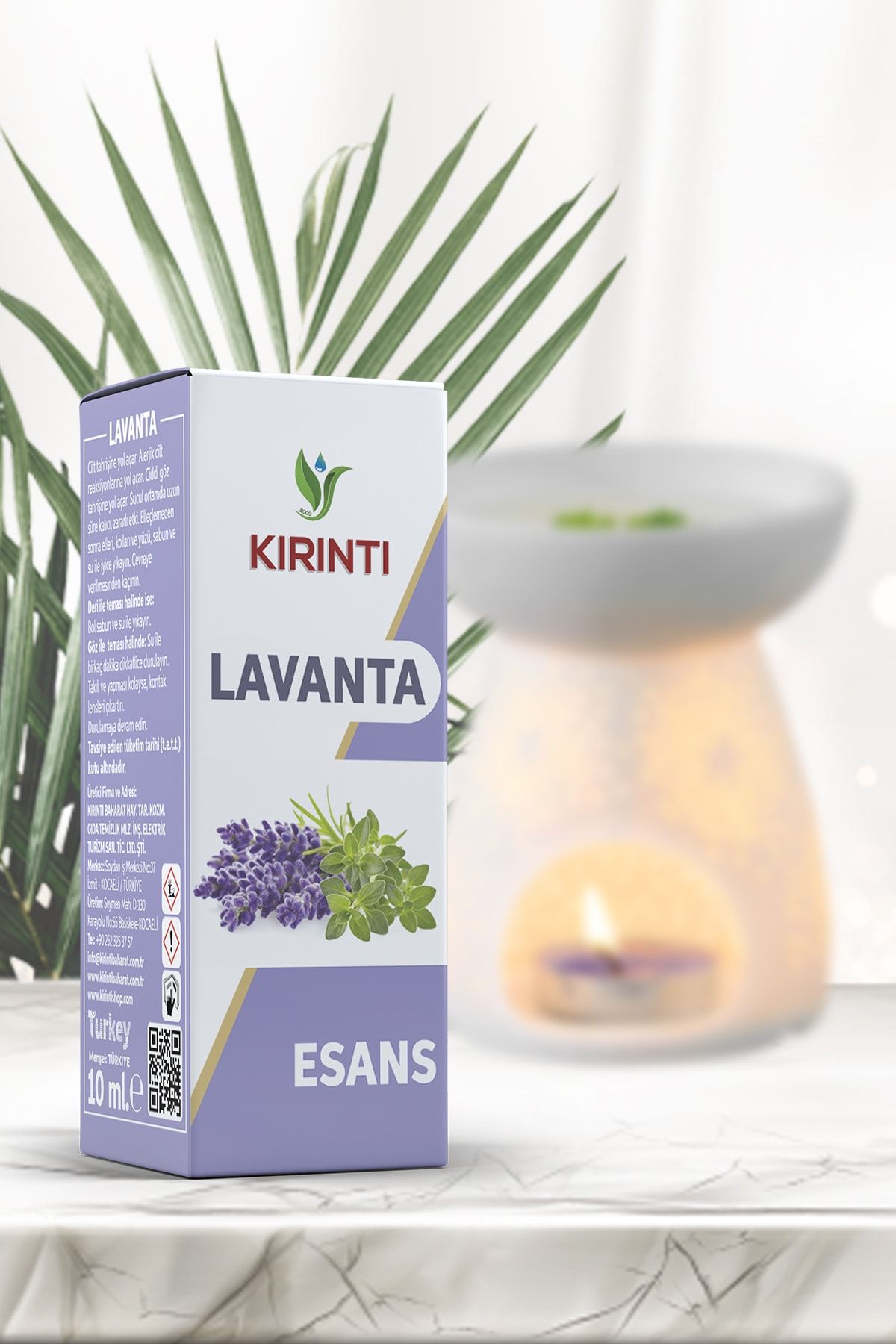 KIRINTI 2000 Lavanta Kokulu Buhurdanlık Esansı 10 ml