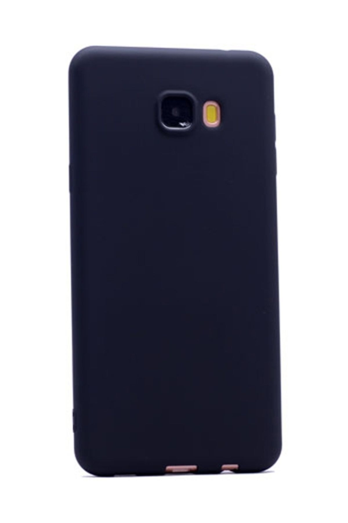 CaseStreet Samsung Galaxy C5 Kılıf Premier Silikon Kılıf+nano Glass Koruyucu Siyah