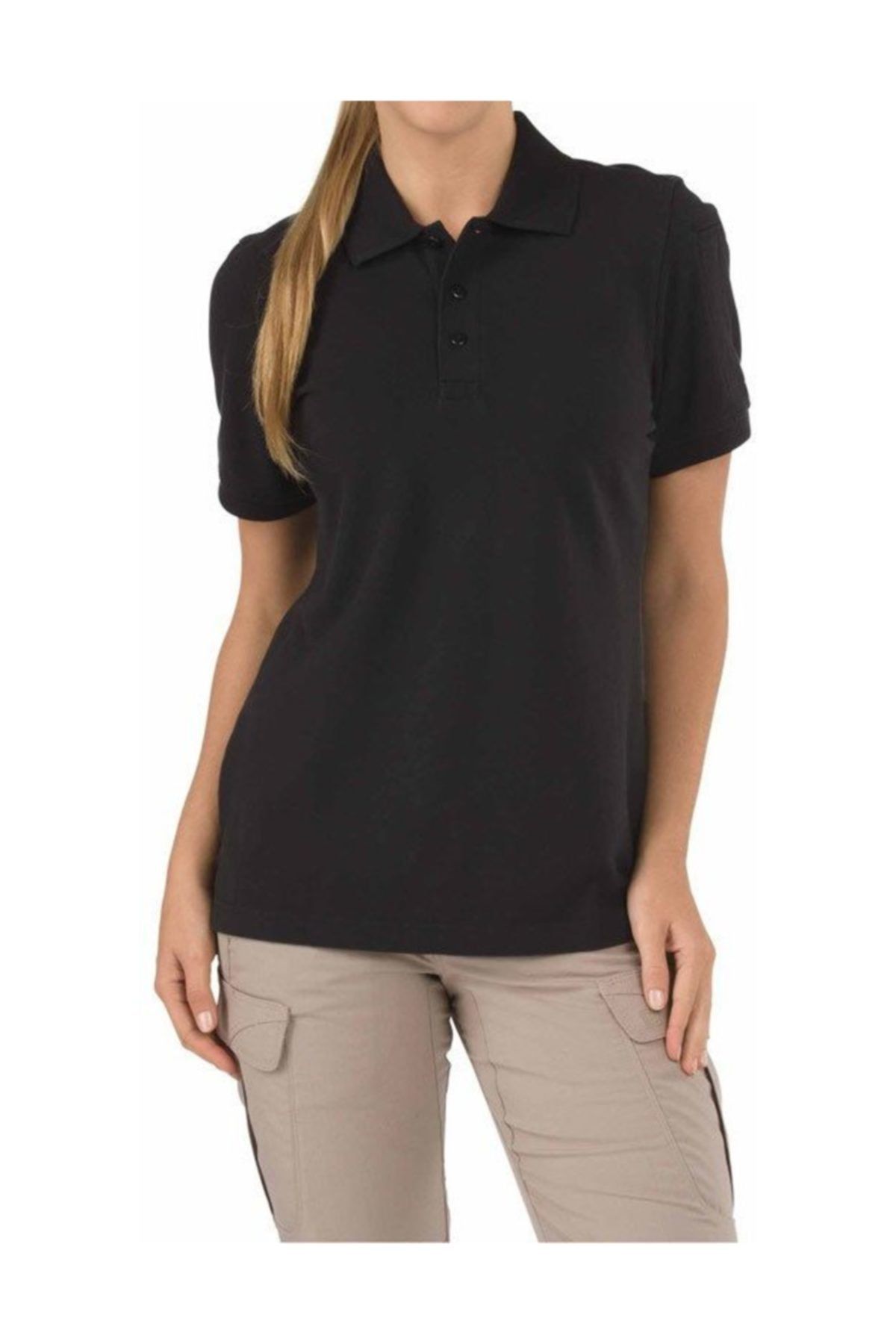5.11 Tactical Polo Kadın Siyah T-shirt