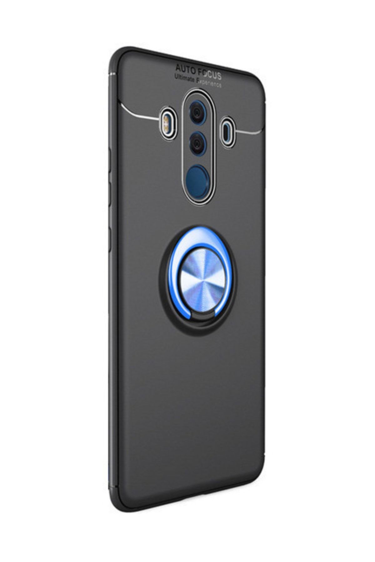 KNY Huawei Mate 10 Pro Kılıf Ultra Korumalı Yüzüklü Ravel Silikon+nano Cam Ekran Koruyucu