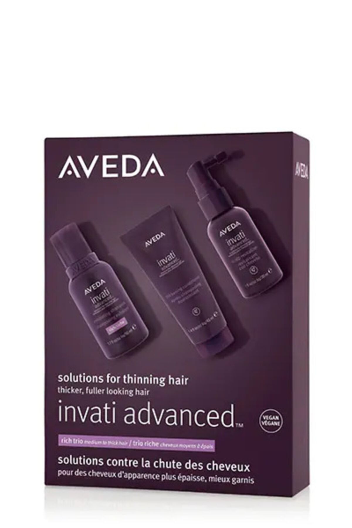 Aveda Invati Advanced Saç Dökülmesine Karşı Bakım Seti: Zengin Doku