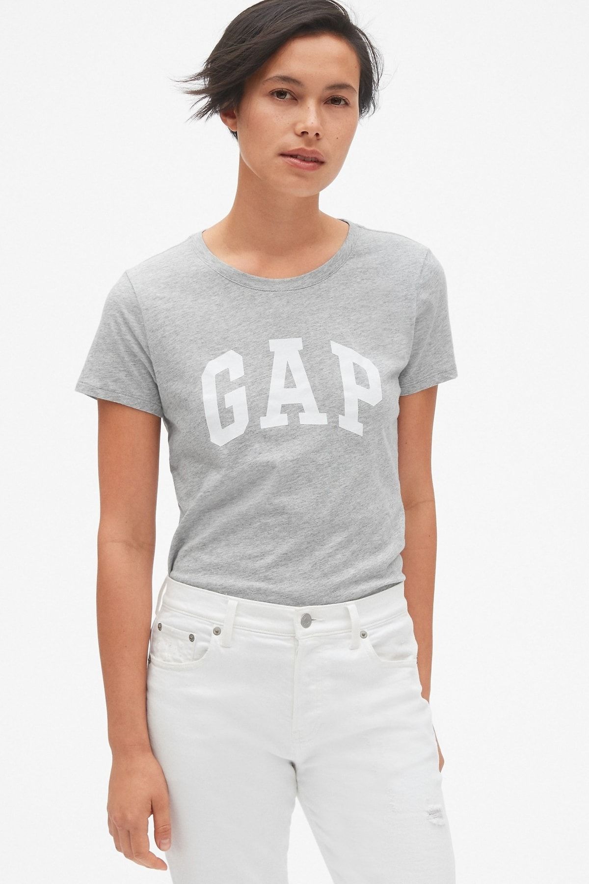 GAP Kadın Kadın Gap Logo Kısa Kollu T-Shirt 355309