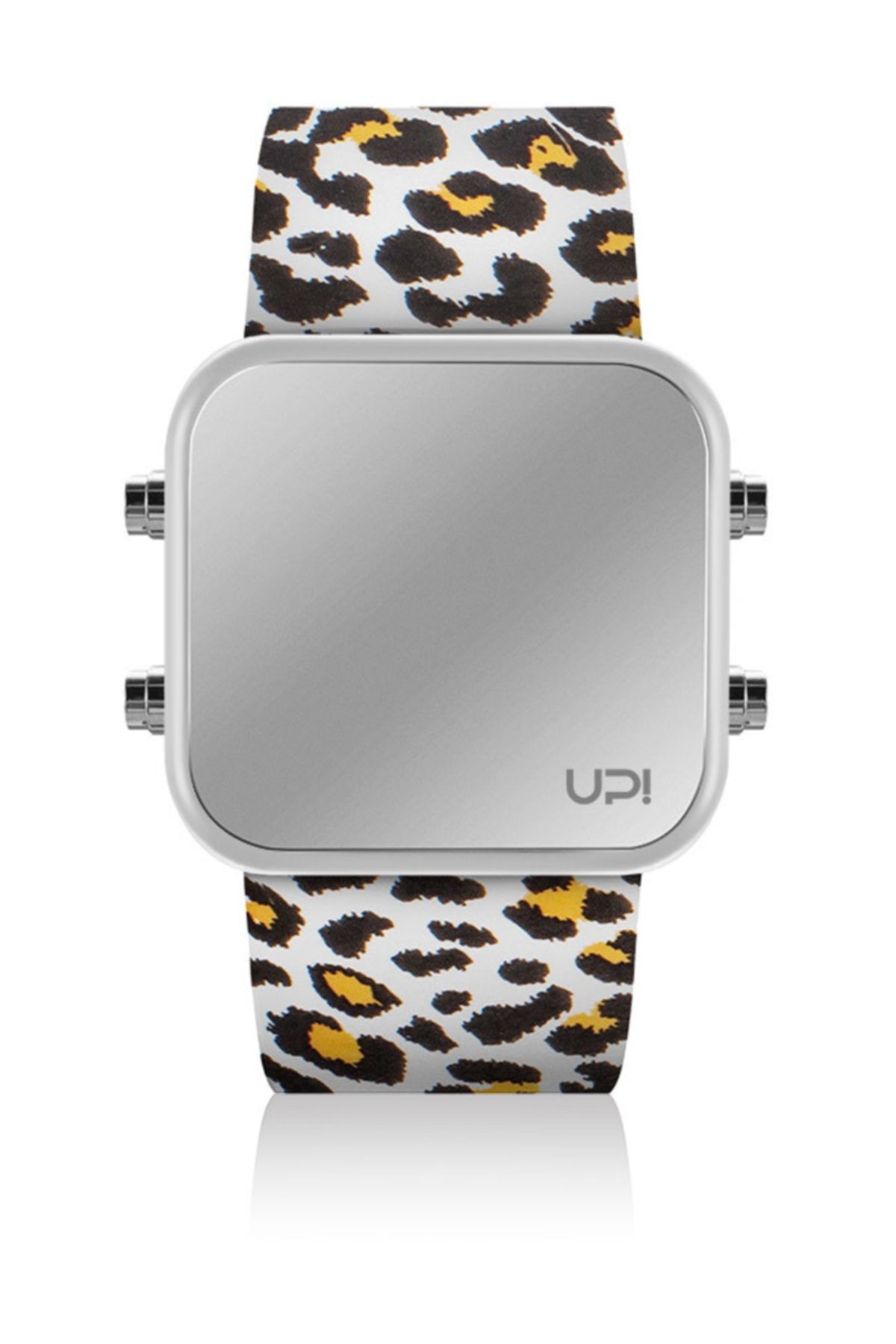 Upwatch Led Mini White & leopard Kol Saati