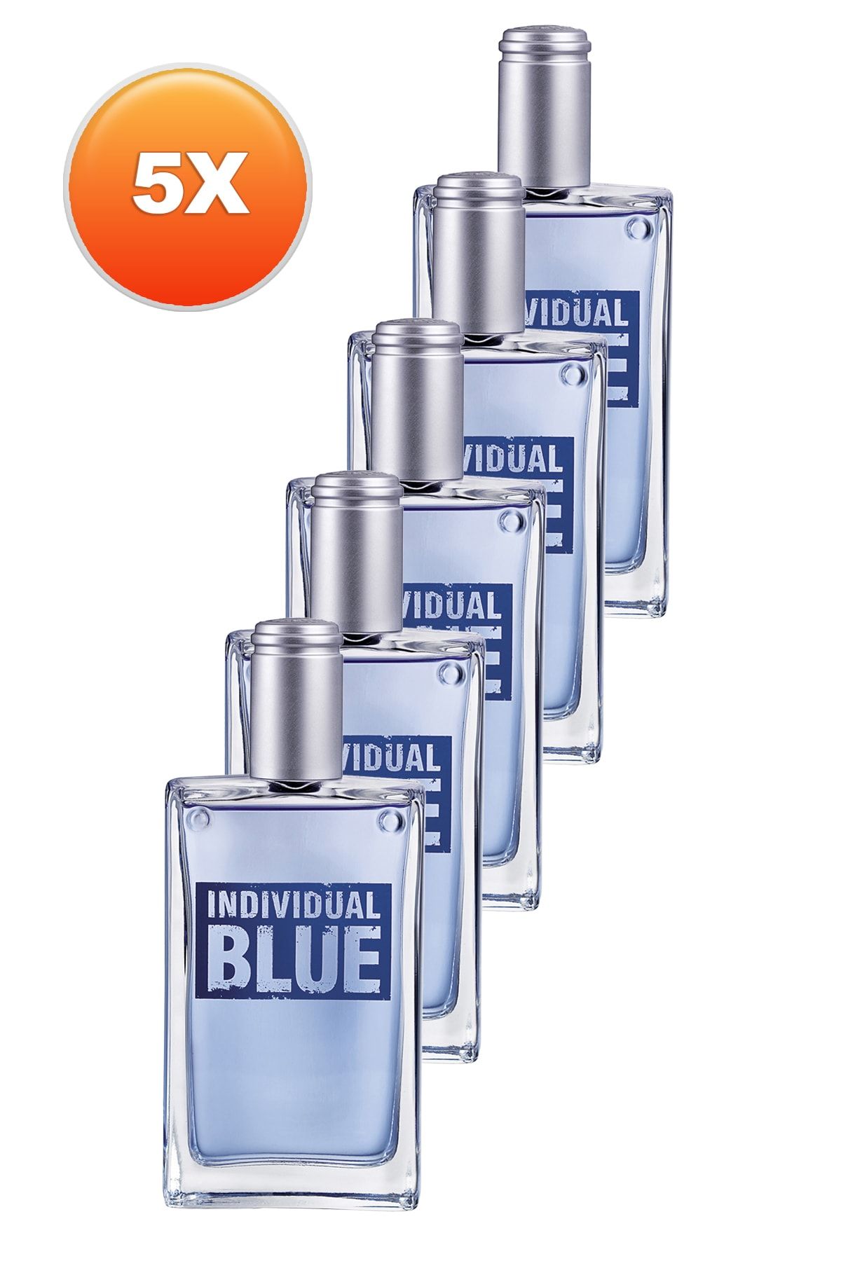 Avon Individual Blue Erkek Parfüm Edt 100 ml 5'li Set 5050000104036
