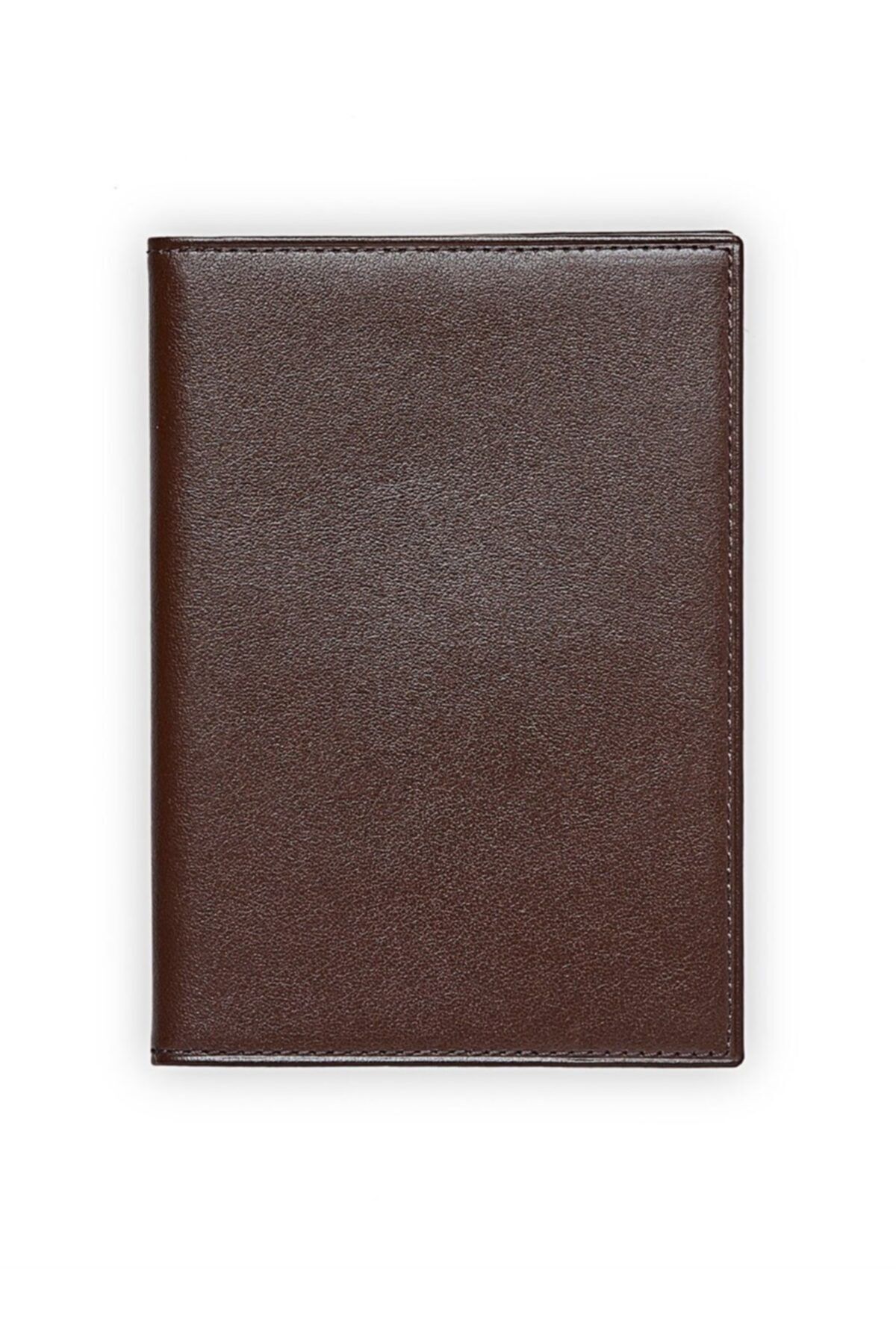 EMNANA Deri Pasaport Cüzdanı - Kahverengi