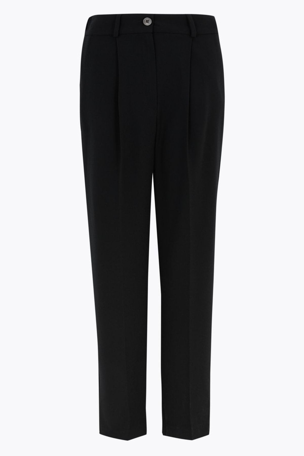 Marks & Spencer Kadın Siyah Tapered Leg 7/8 Pantolon T59005797