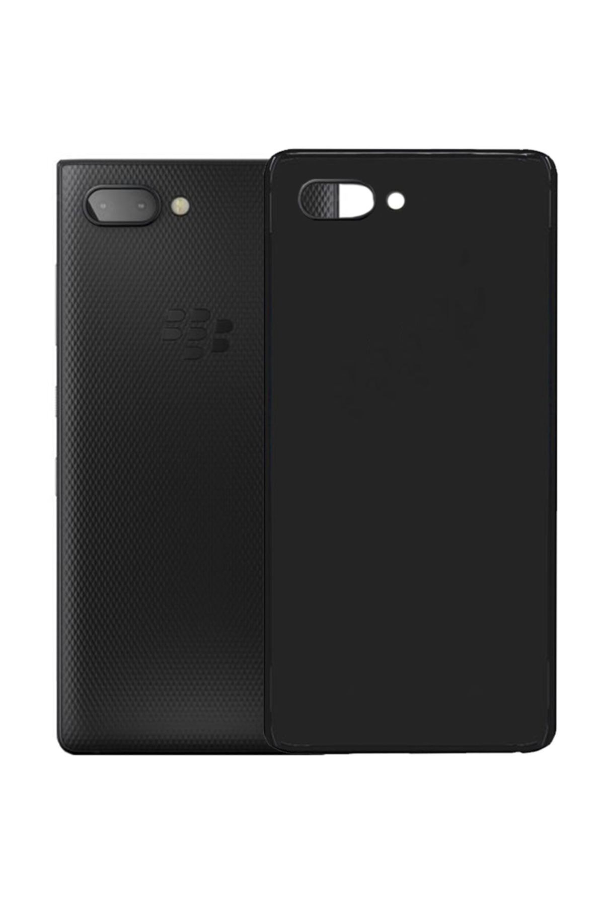 Microcase Blackberry Key2 Pudding Tpu Serisi Silikon Kılıf - Siyah