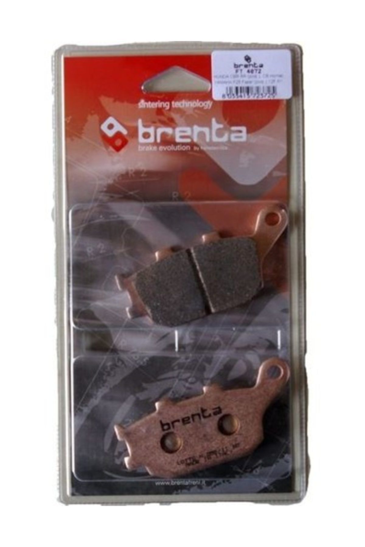 Brenta Honda Nc 700 S Abs Disk  Sinter Metal Fren Arka Balata  (2012-2014)