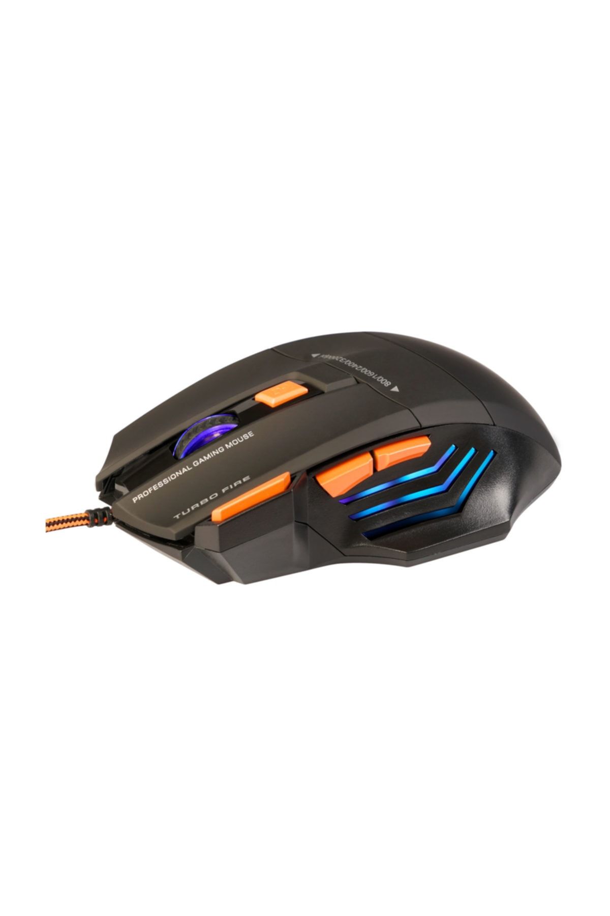 MF PRODUCT Strike 0119 Kablolu Rgb Gaming Mouse + Mouse Pad Turuncu