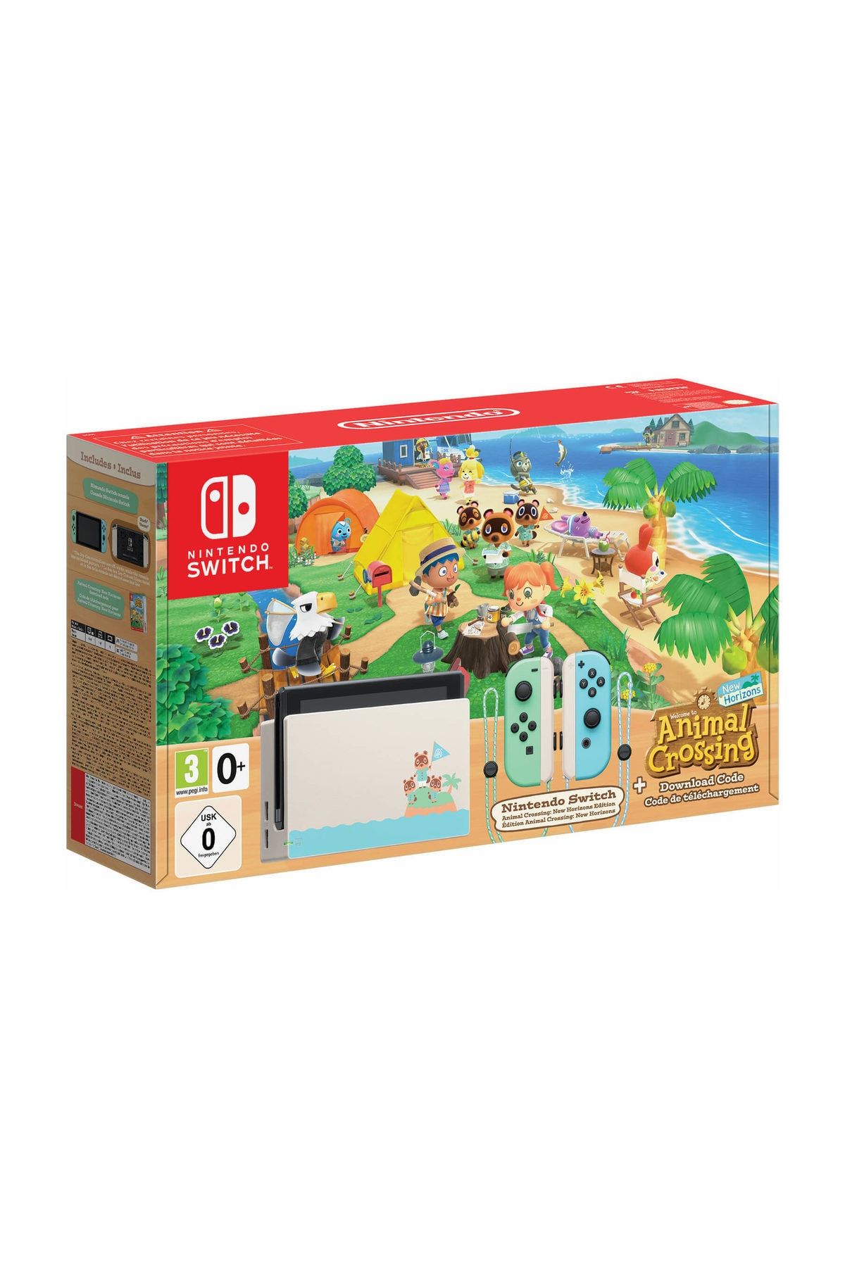 Nintendo Switch Konsol Animal Crossing Oyun Hediyeli New Horizons Edition (Distribütör Garantili)
