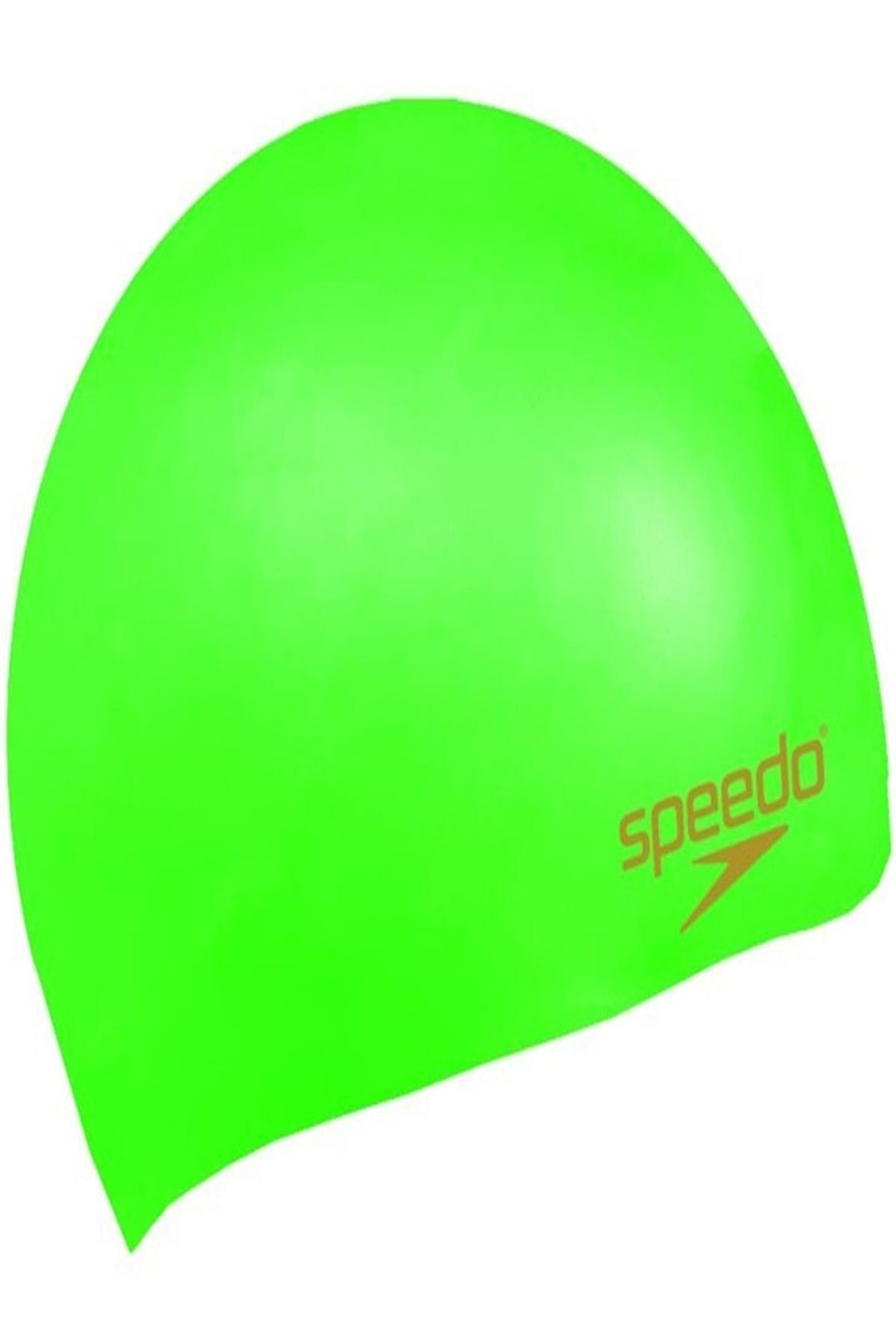 SPEEDO Silikon Yüzücü Bonesi - Yeşil/Altın
