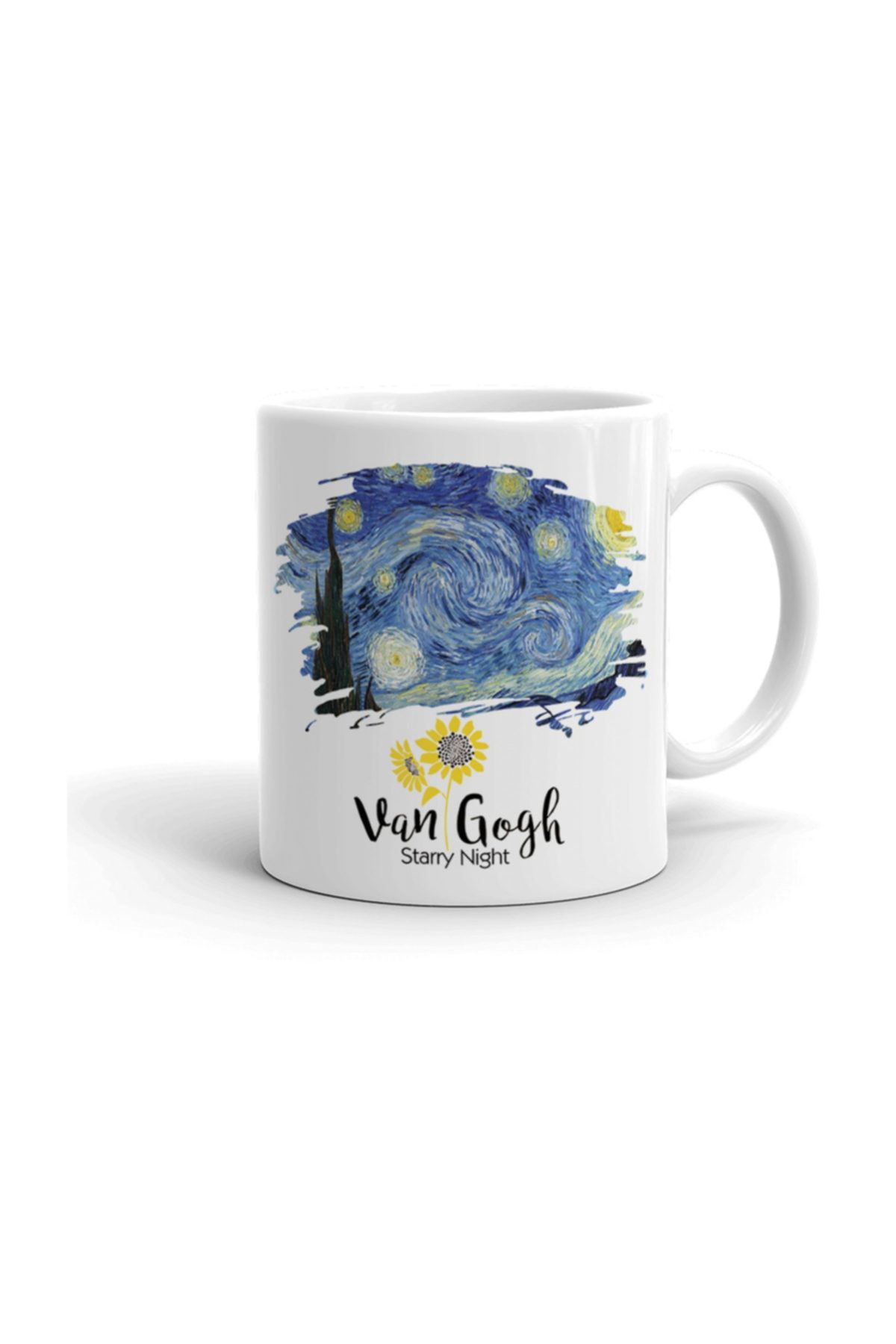 iF Dizayn Van Gogh Yıldızlı Gece Seramik Kupa Bardak