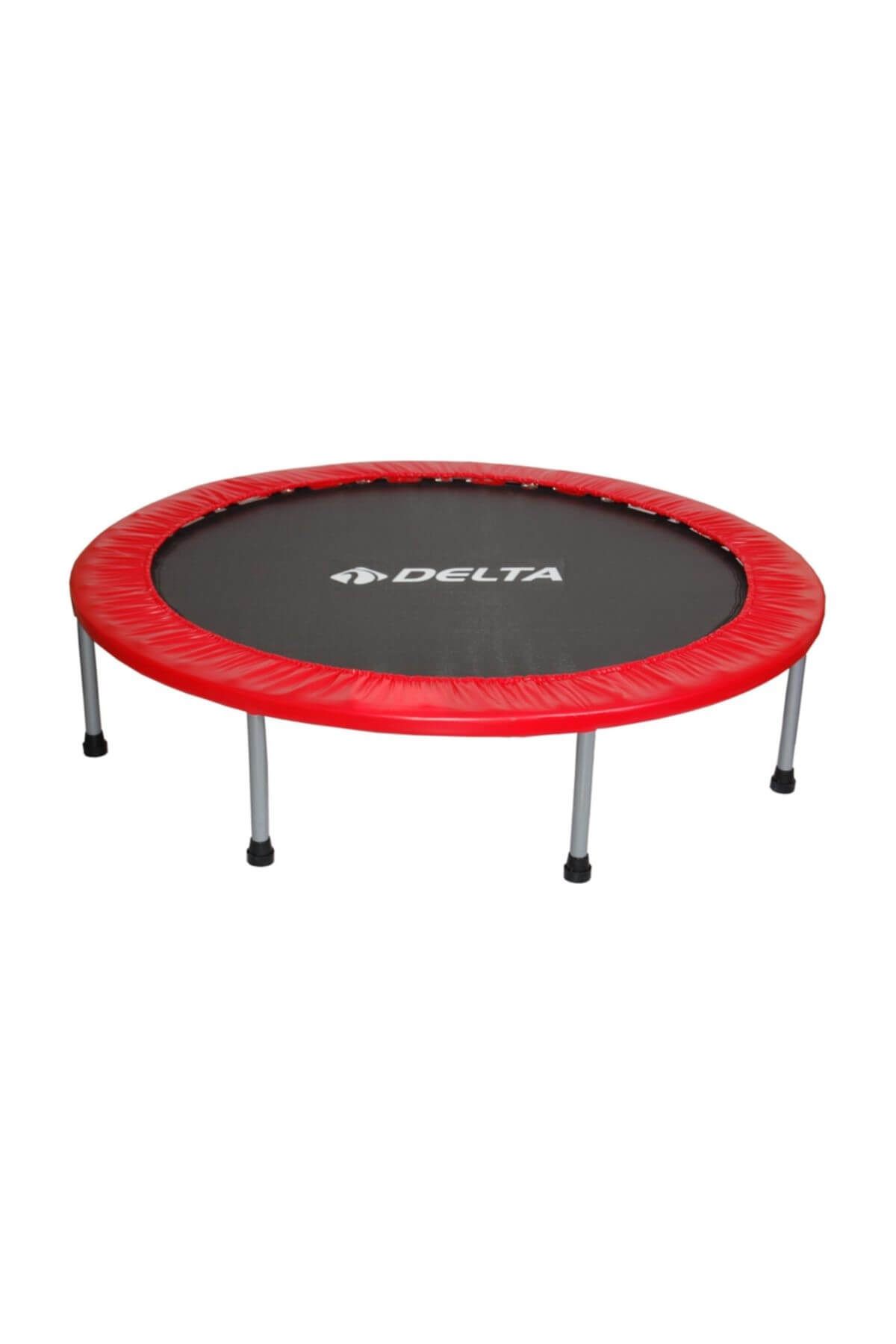 Delta 122 cm Deluxe Kırmızı Trampolin (48 inç Trambolin)