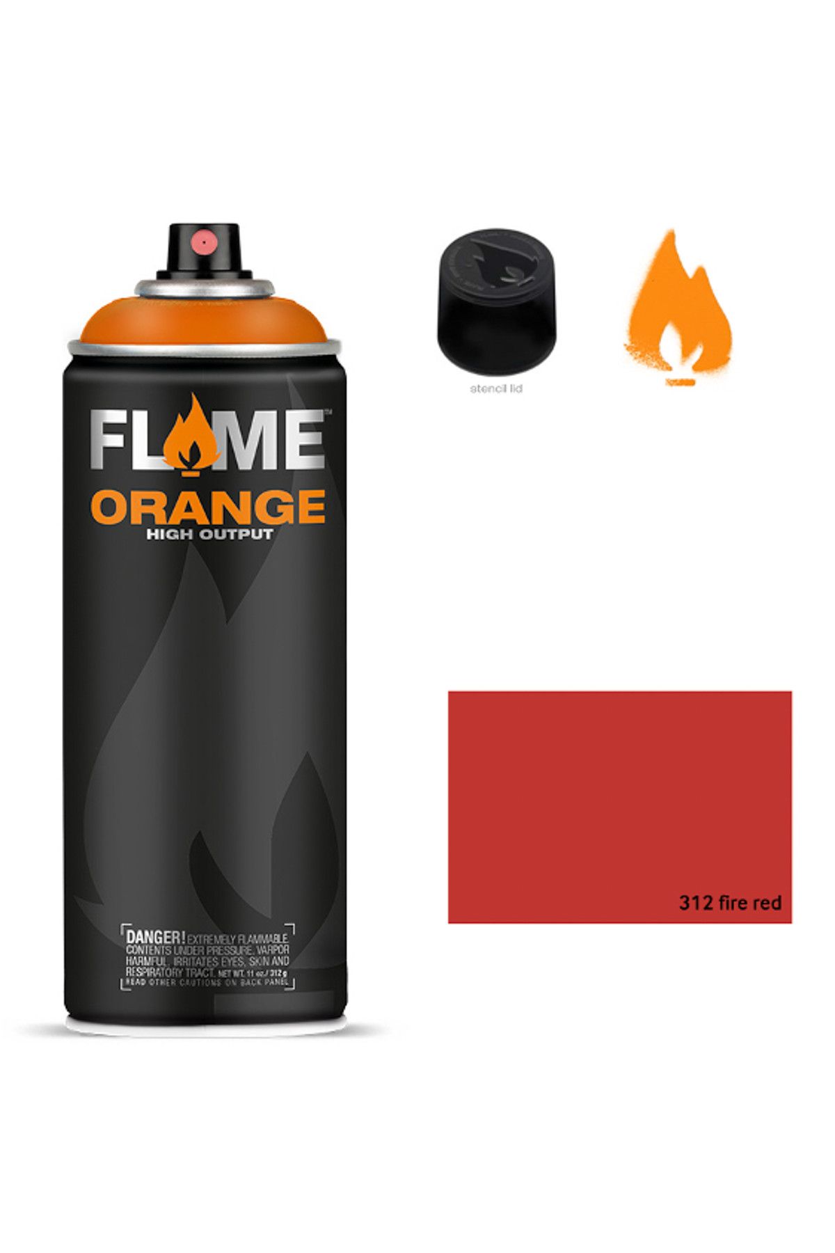 Flame Orange 400ml Sprey Boya N:312 Fire Red 5699970