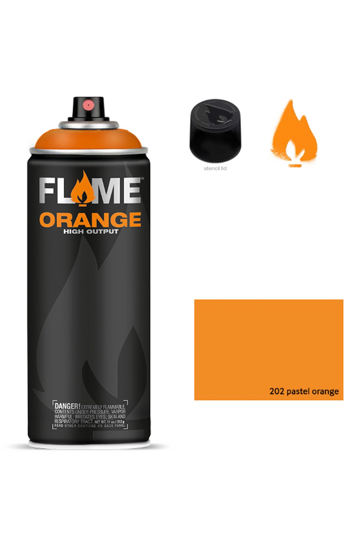Flame Orange 400ml Sprey Boya N:202 Pastel Orange 5699960