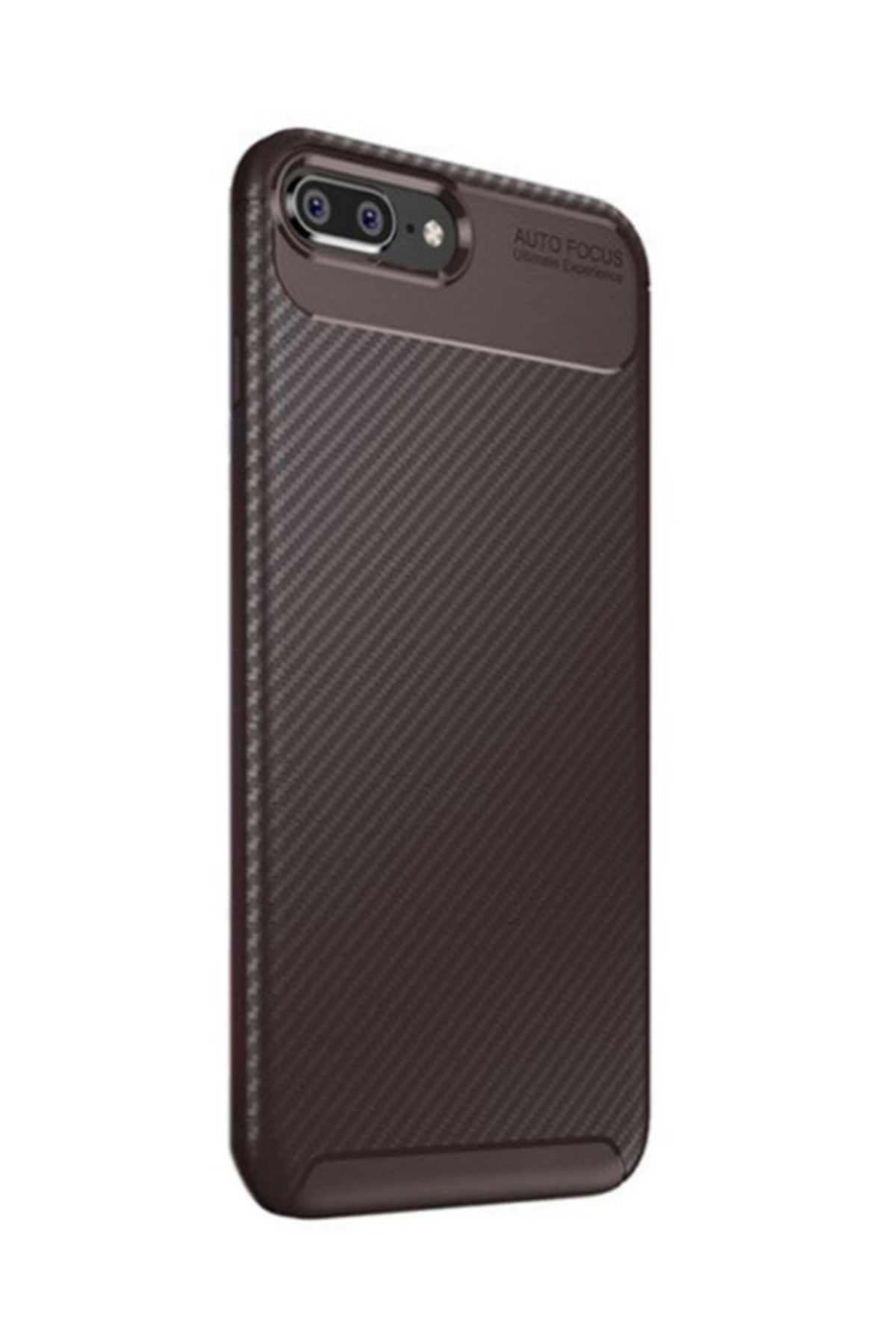 CaseStreet Apple Iphone 8 Plus Kılıf Negro Karbon Dizayn Silikon+Nano