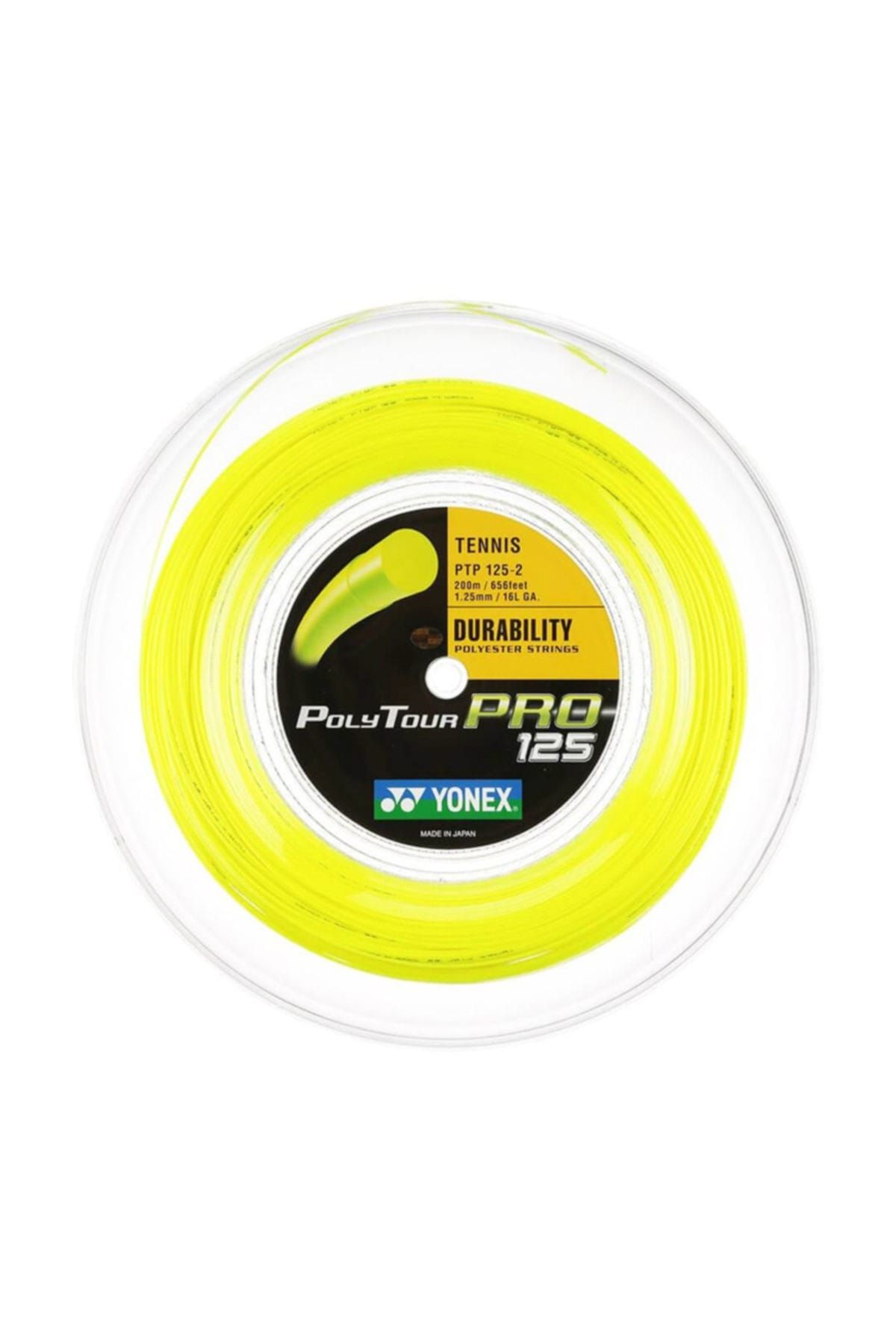 Yonex Unisex Tenis Kordajı - Poly Tour Pro 125 2 (200 M)  - PT125-S