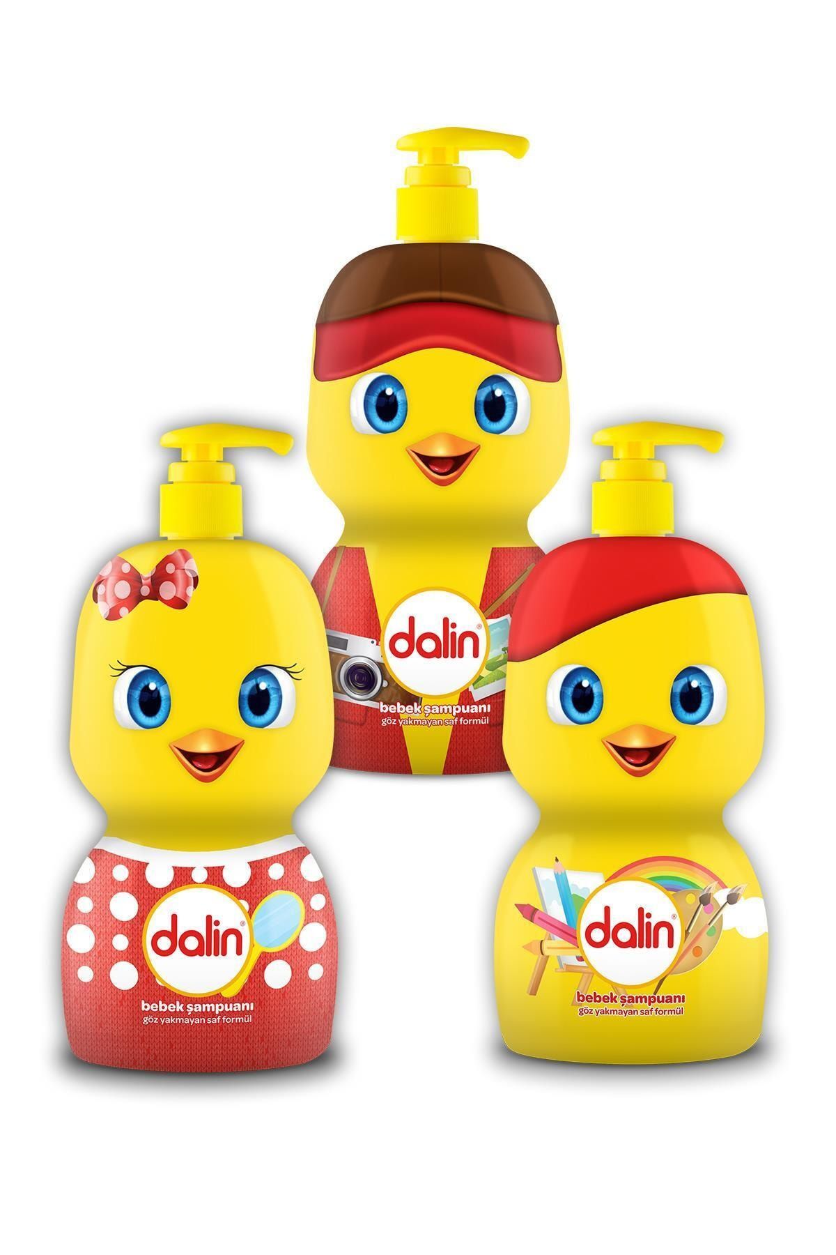 Dalin Şampuan Klasik Sevimli Civciv Şişe 650 Ml X 3 Adet