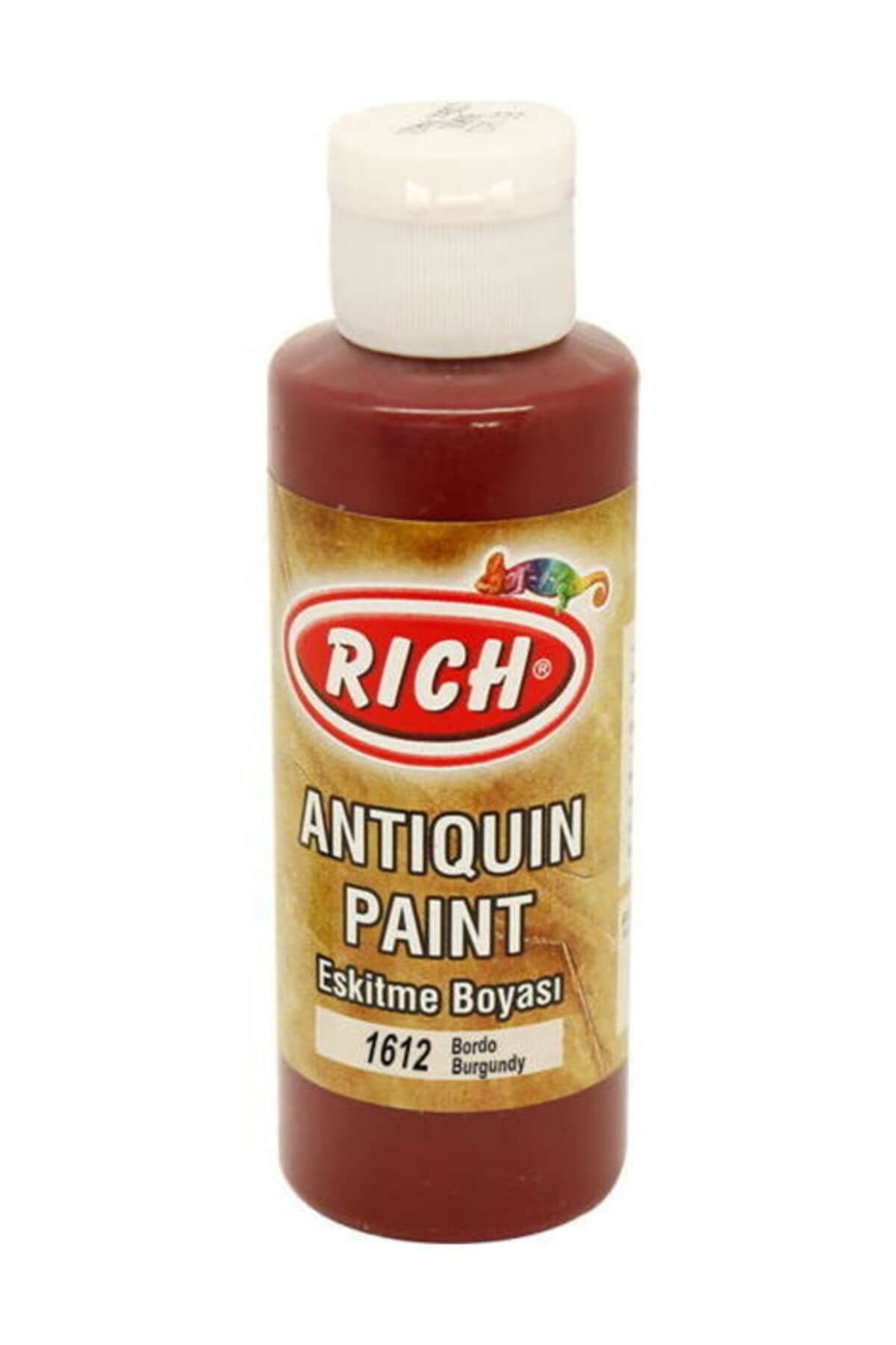 Rich Antiquing Paint Eskitme Ahşap Boyası 130 ml. 1612 Bordo