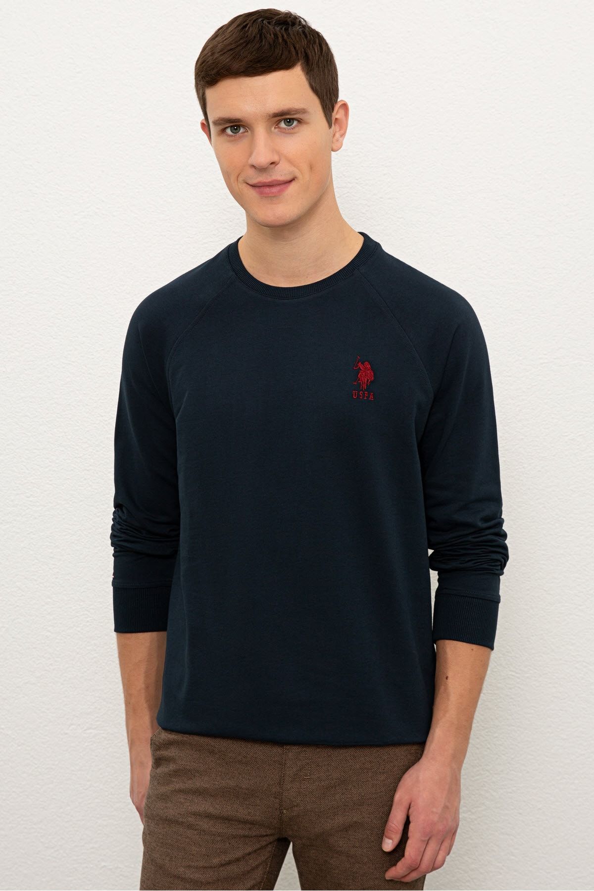 U.S. Polo Assn. Lacivert Erkek Sweatshirt