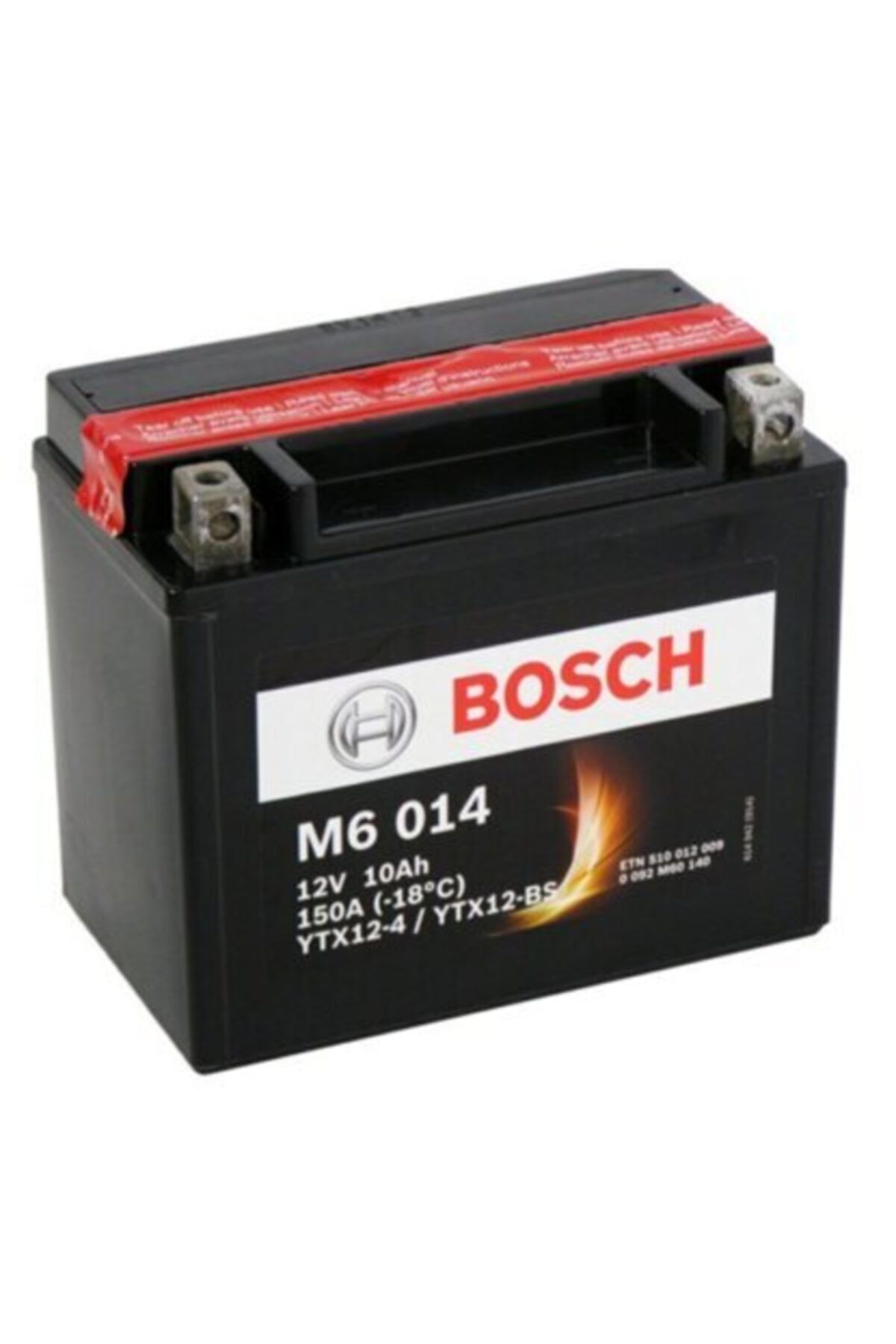 Bosch M6014 Ytx12 Bs 12 V 10 Amper Agm Motosiklet Aküsü Dijital Market