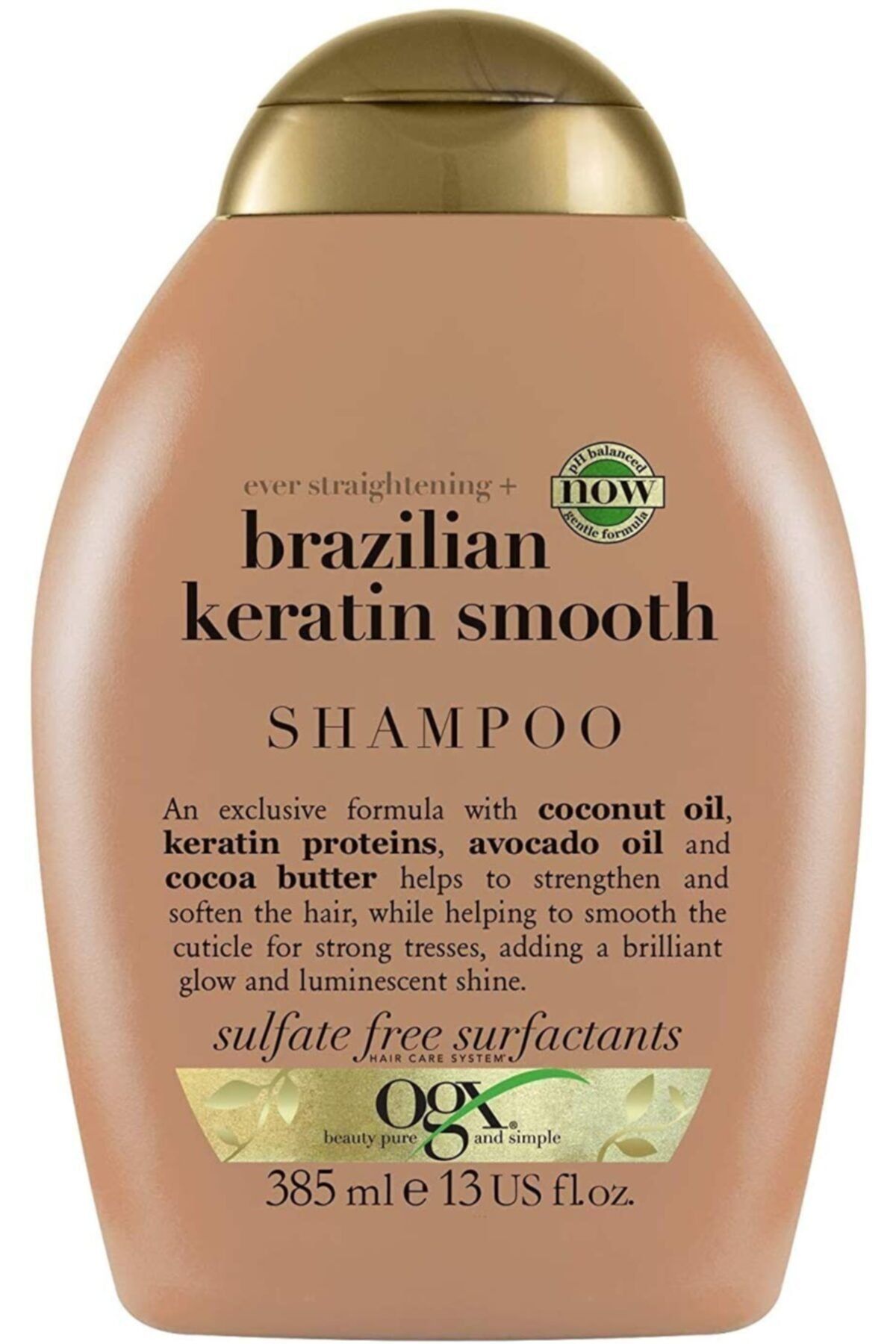 OGX Düzleştirici Brazilian Keratin Smooth Şampuan 385 Ml, 1 Paket (1 X 385 Ml)