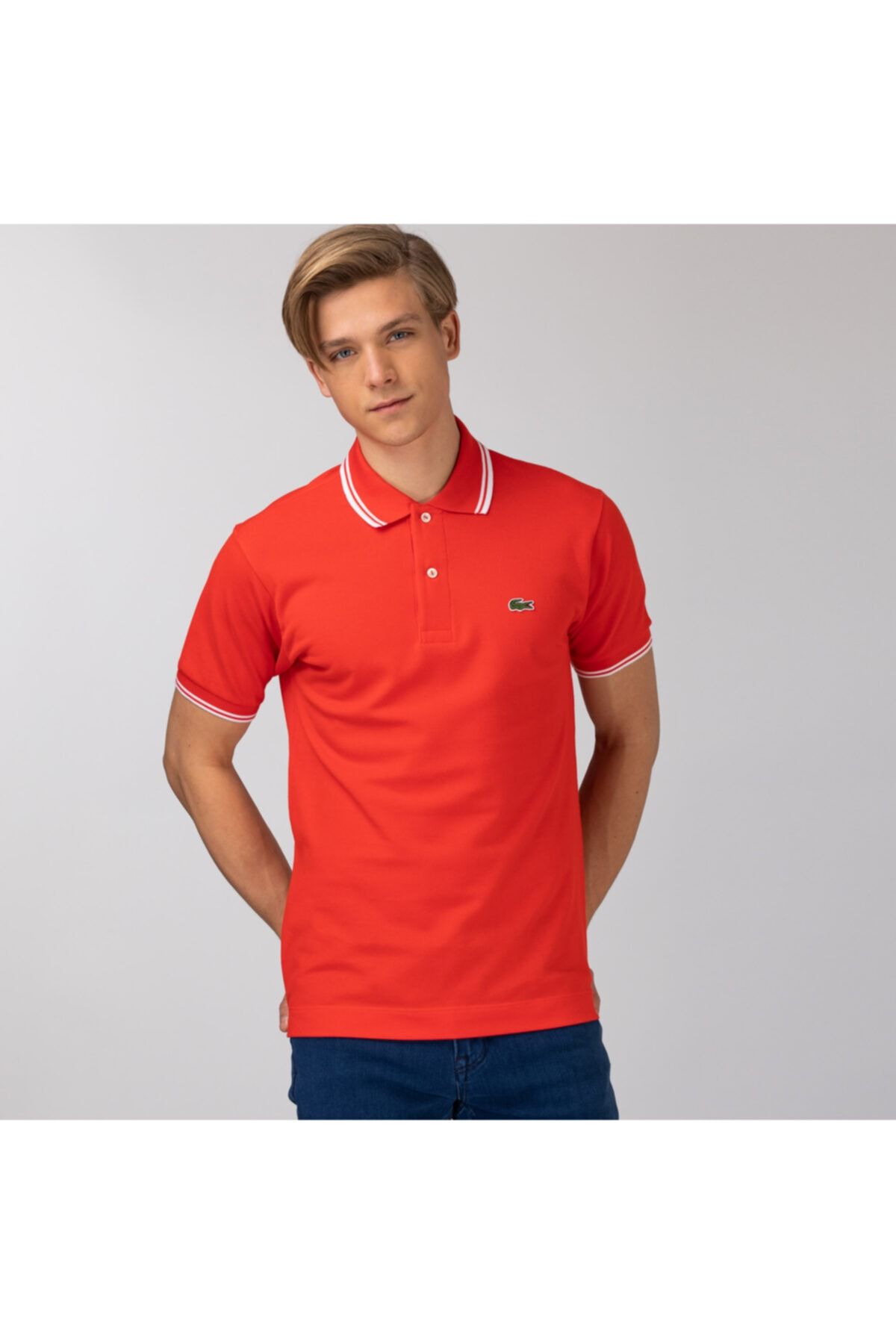 Lacoste Erkek Klasik Fit Kırmızı Polo