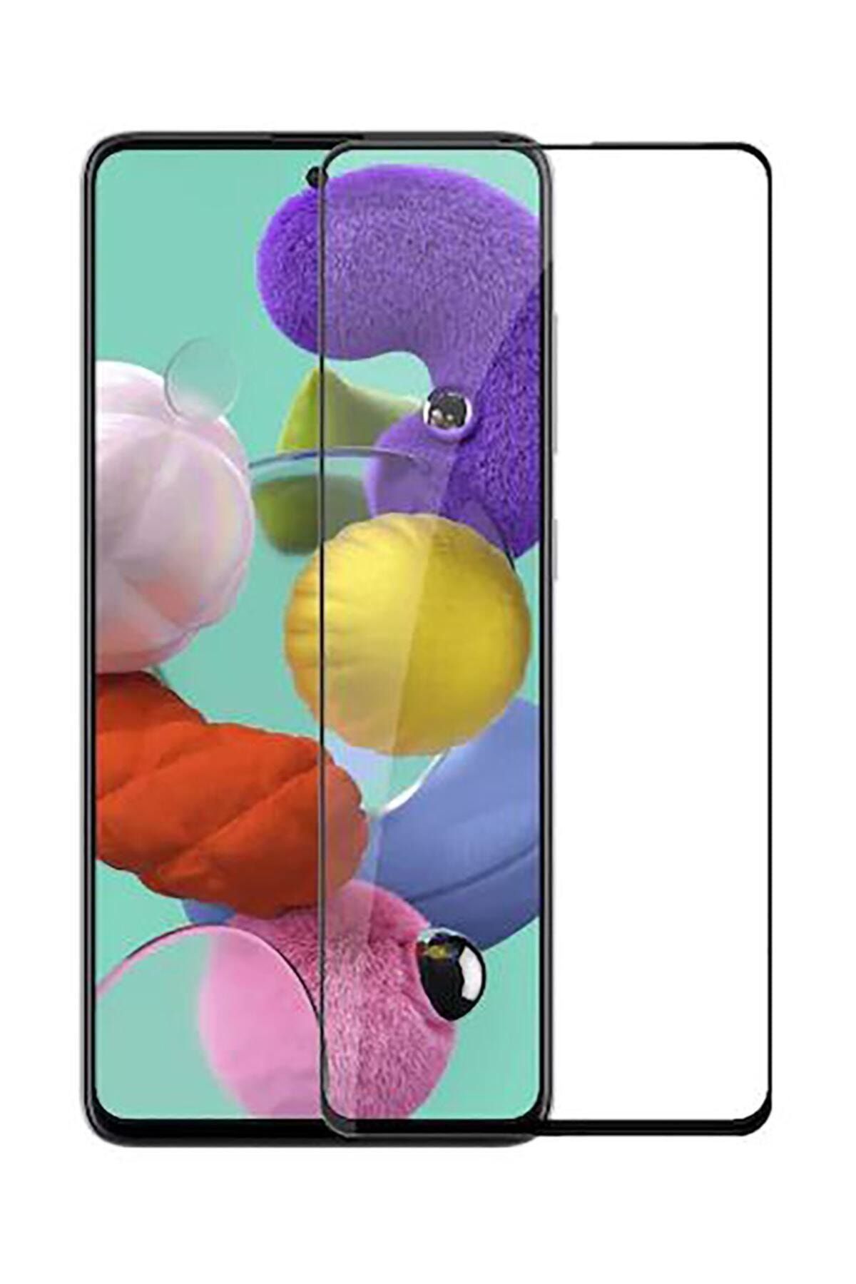 Dijimedia Samsung Galaxy A71 Uyumlu Ekranı Tam Kaplayan 5d Kırılmaz Cam Ekran Koruyucu