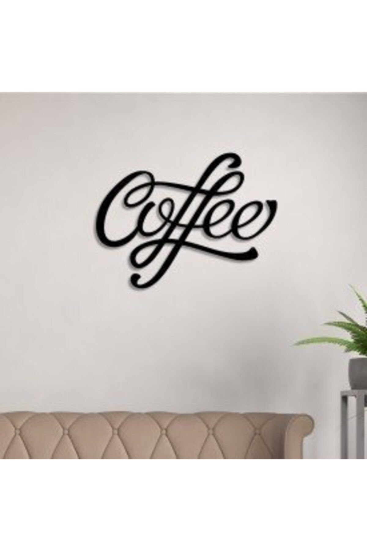 TOPRAK LAZER KESİM Coffee Yazı Mutfak Kahve Yazısı Mutfak Dekor Mutfak Duvar Dekorasyonu