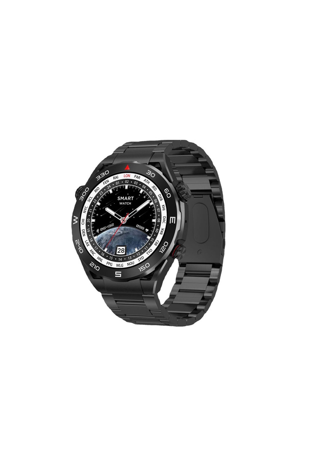 Global 2023 Watch SK4 Ultimate Android İos HarmonyOs Uyumlu Akıllı Saat Siyah WNE0354