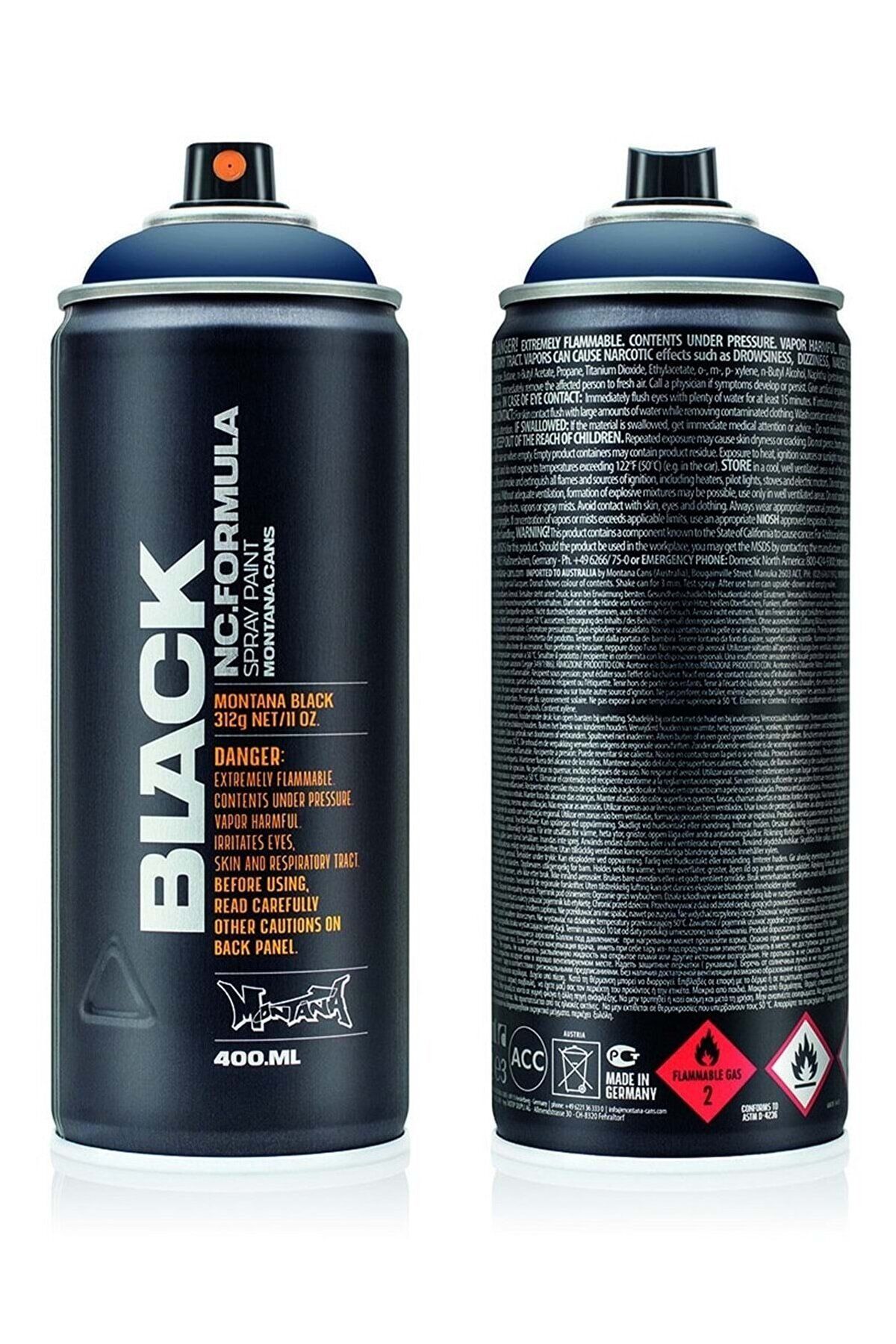 MONTANA Black Seri 400 ml Sprey Boya BLK5092 Dark Indigo