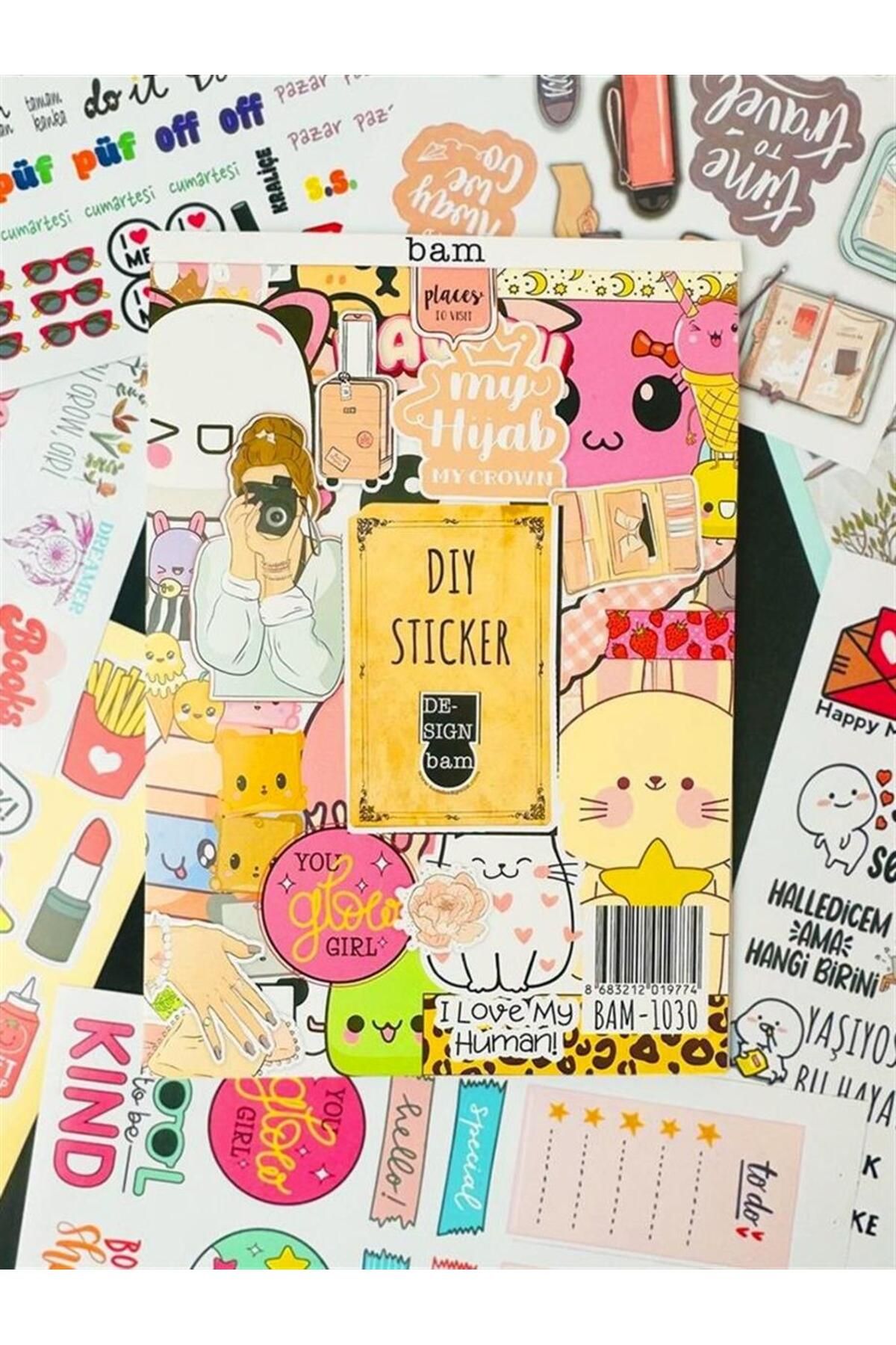 Planet Butik DIY Sticker Book Sticker Kitabı