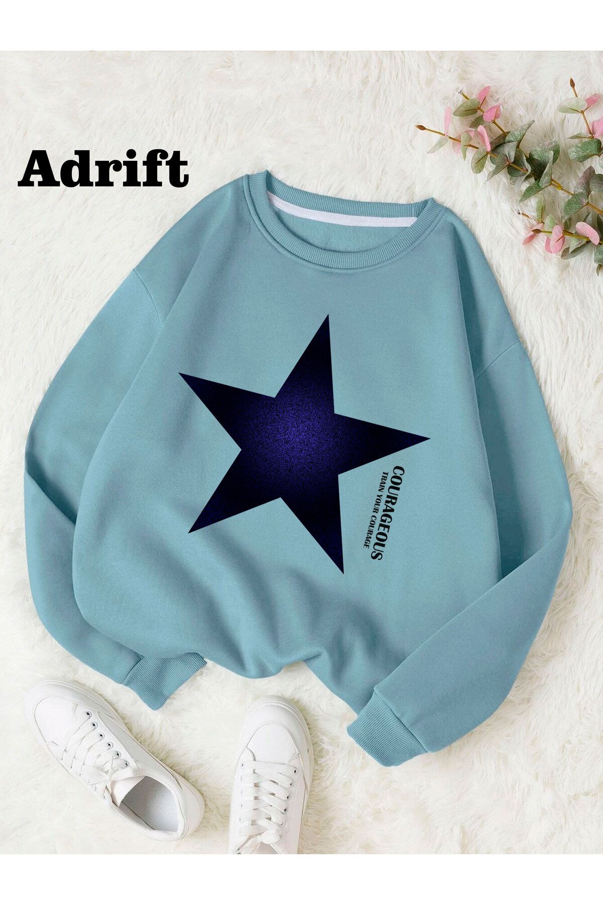 Adrift Yıldız Y2k Harajuka Style Sokak Trend Tasarım Harajuku/gotik